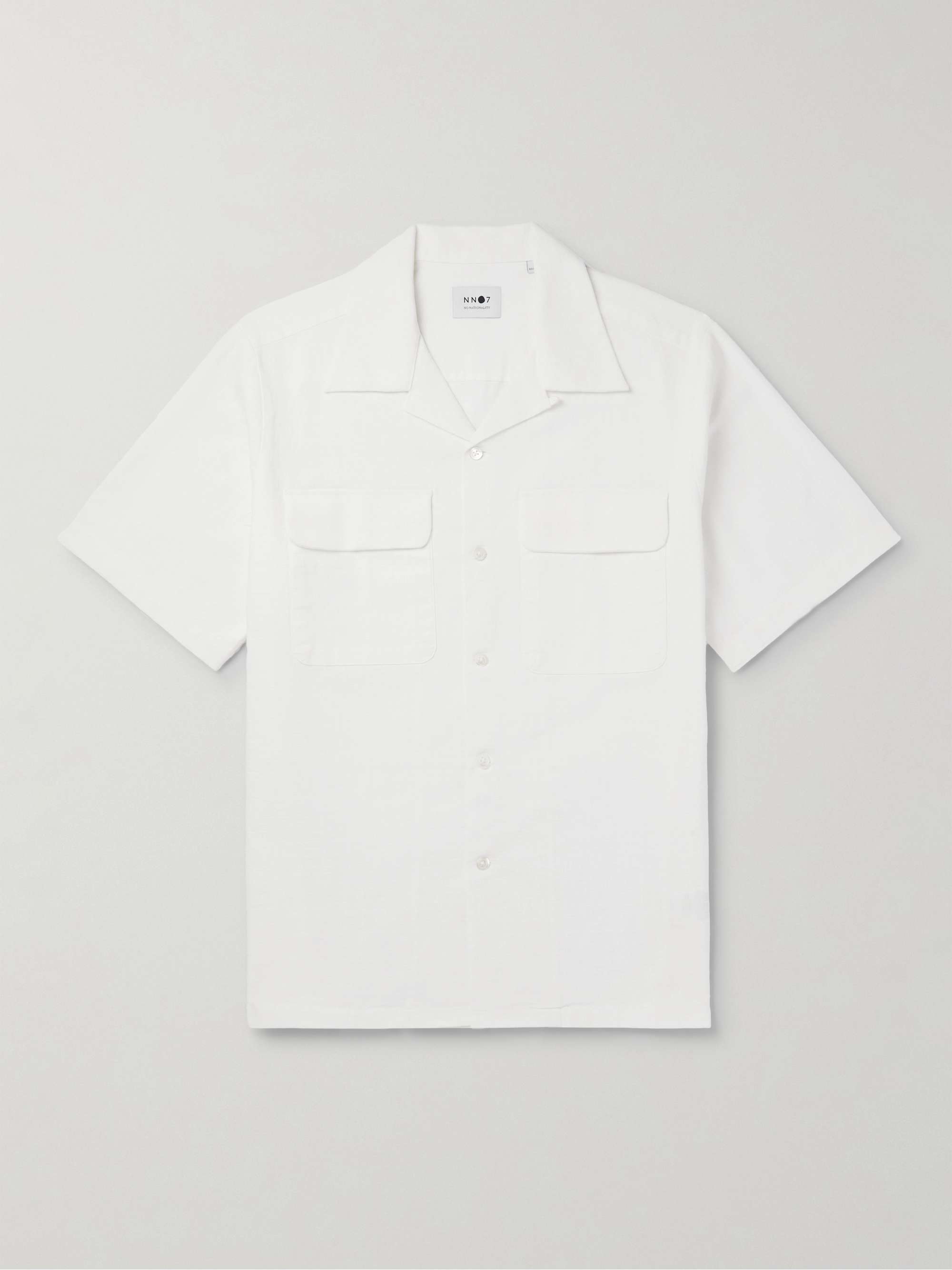 NN07 Daniel Convertible-Collar Cotton-Blend Shirt for Men | MR PORTER