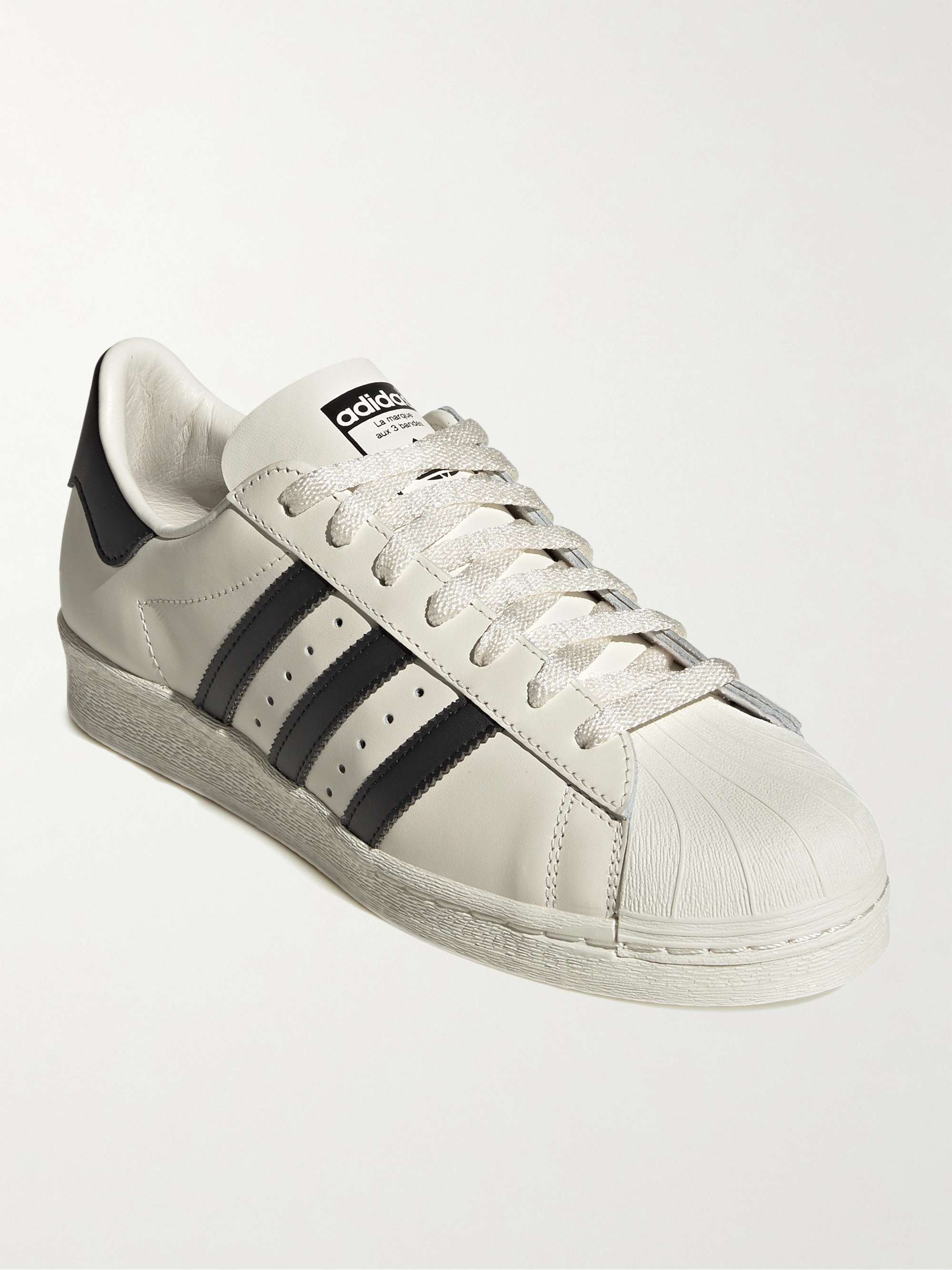 White Superstar 82 Leather Sneakers | ADIDAS ORIGINALS | MR PORTER