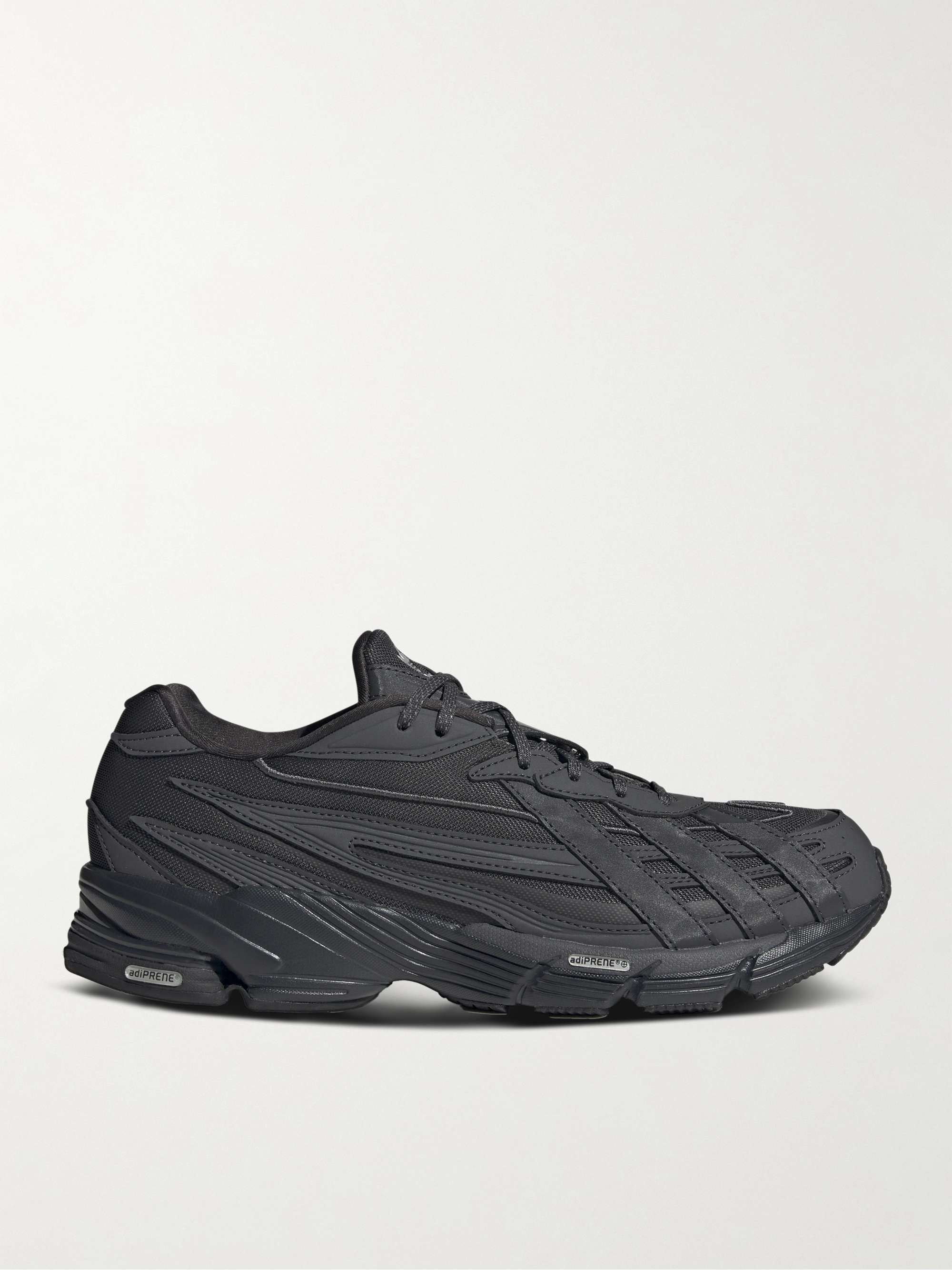 Anthracite Orketro Leather and Suede-Trimmed Mesh Sneakers | ADIDAS  ORIGINALS | MR PORTER