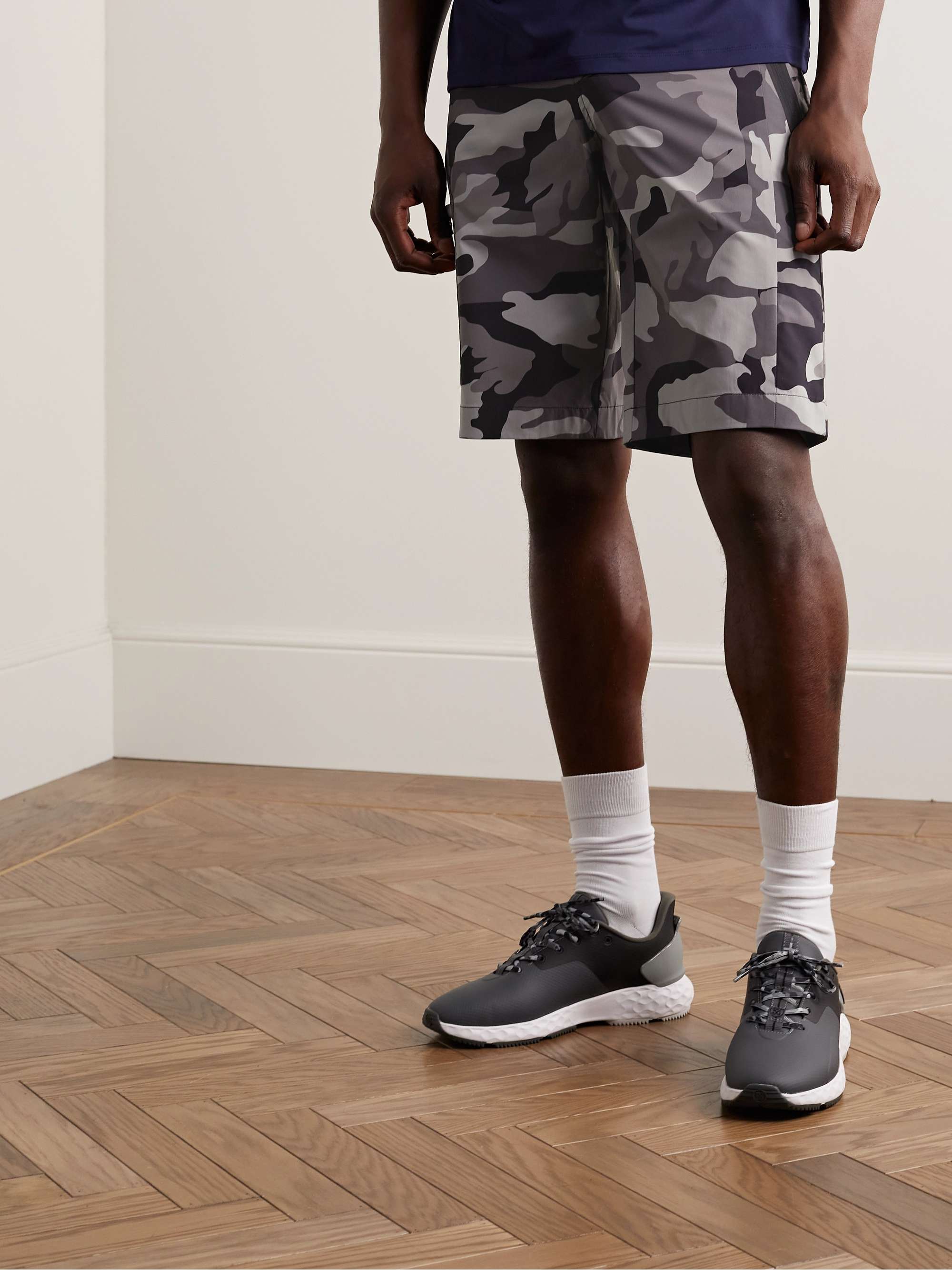 BOGNER Milo Slim-Fit Camouflage-Print Shell Golf Shorts | MR PORTER