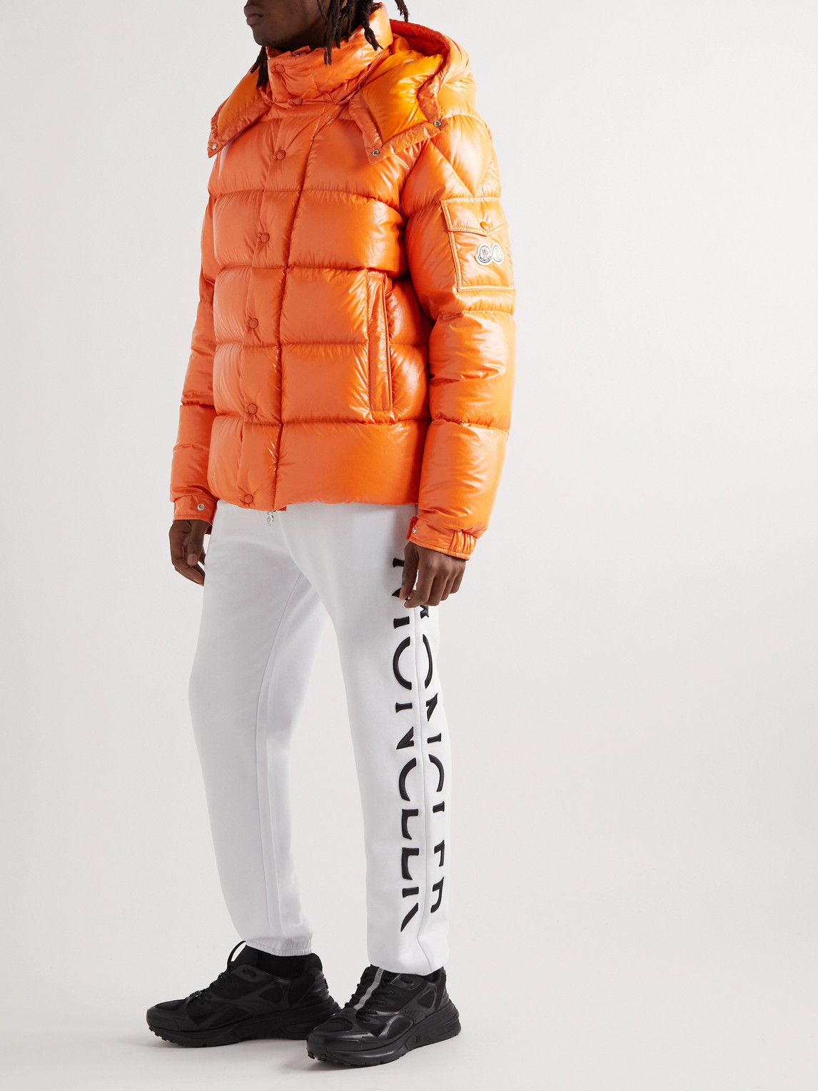 Moncler Maya 70 Logo-appliquéd Quilted Shell Hooded Down Jacket In Red |  ModeSens