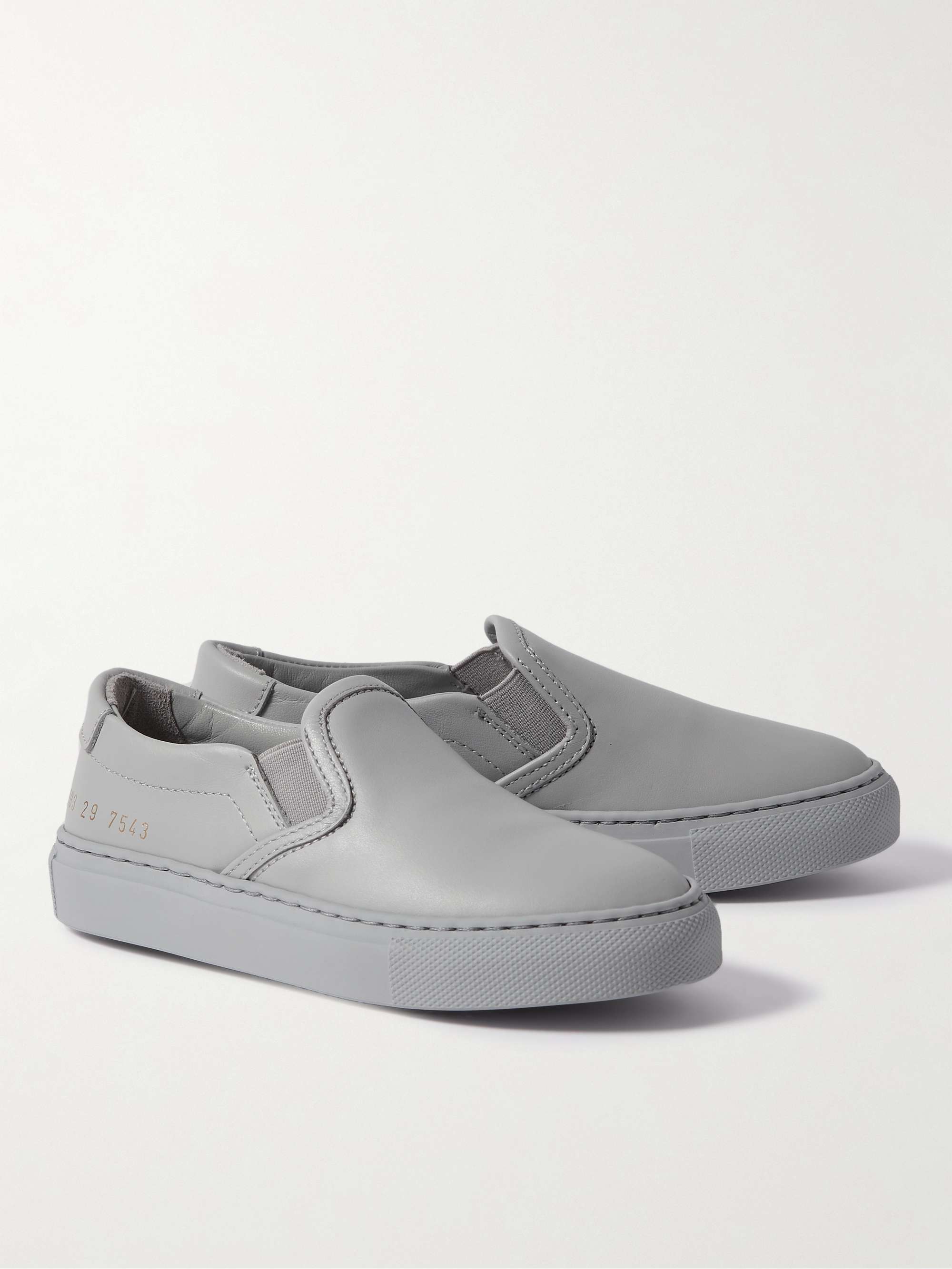 COMMON PROJECTS KIDS Leather Slip-On Sneakers for Men | MR PORTER