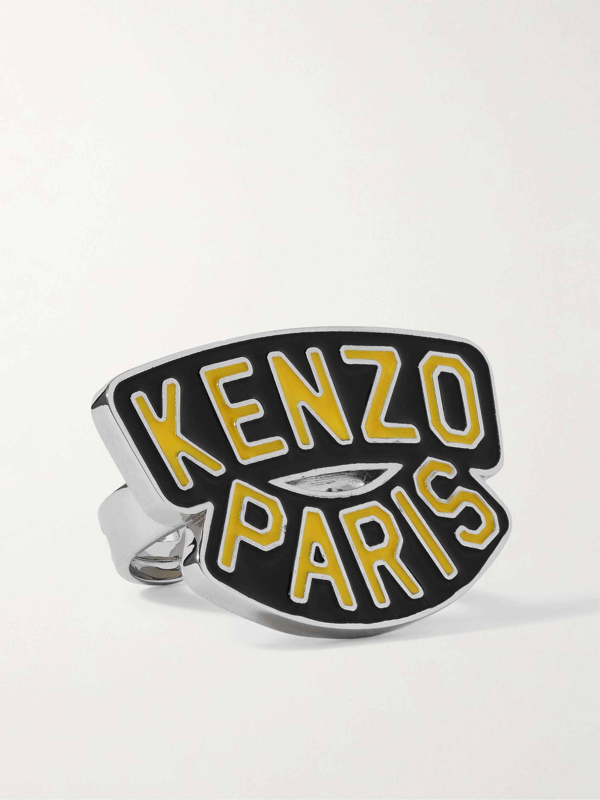 KENZO Adjustable Silver-Tone and Enamel Ring | MR PORTER