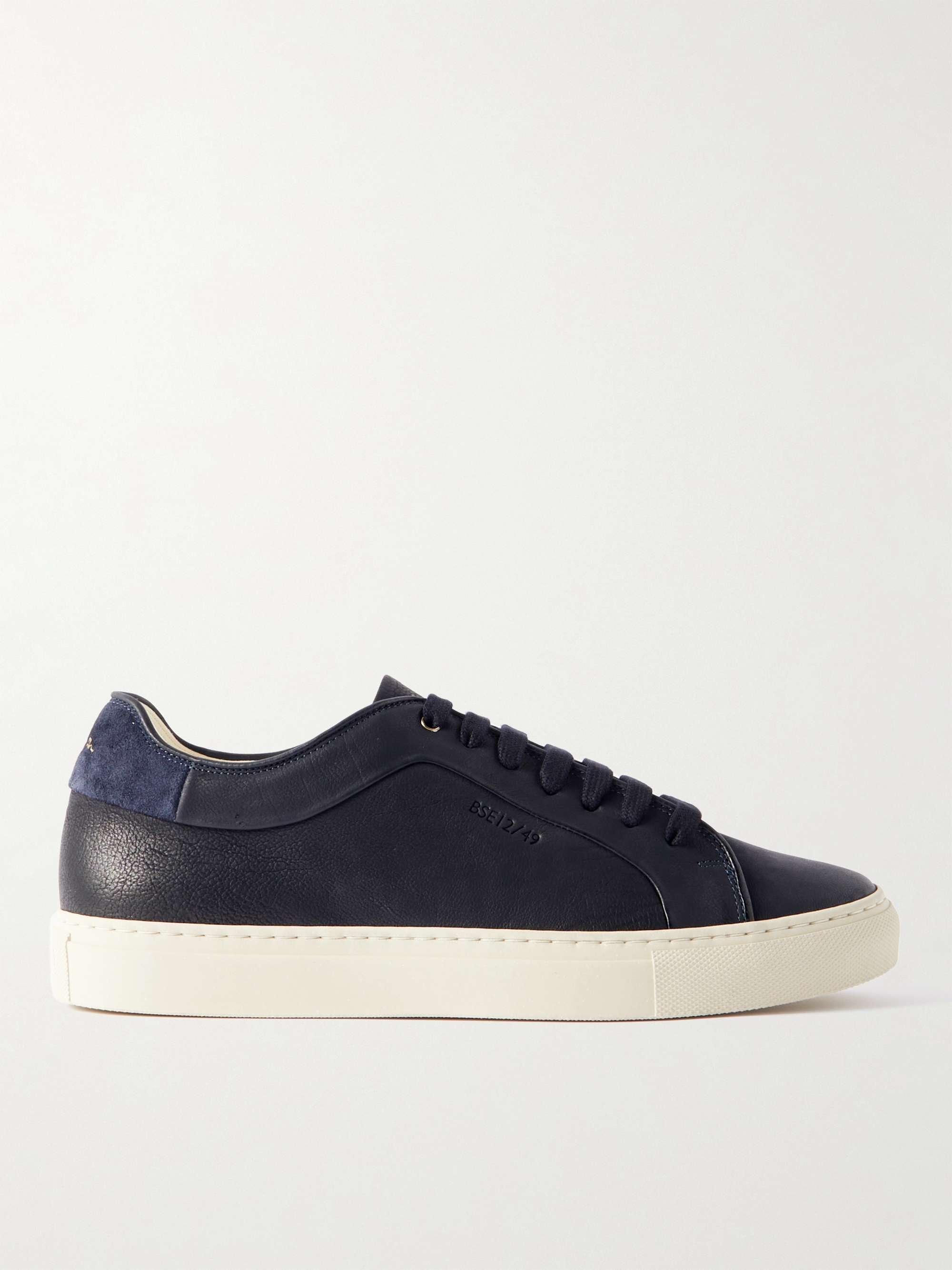 PAUL SMITH Tyrone Leather-Trimmed Suede Sneakers | MR PORTER