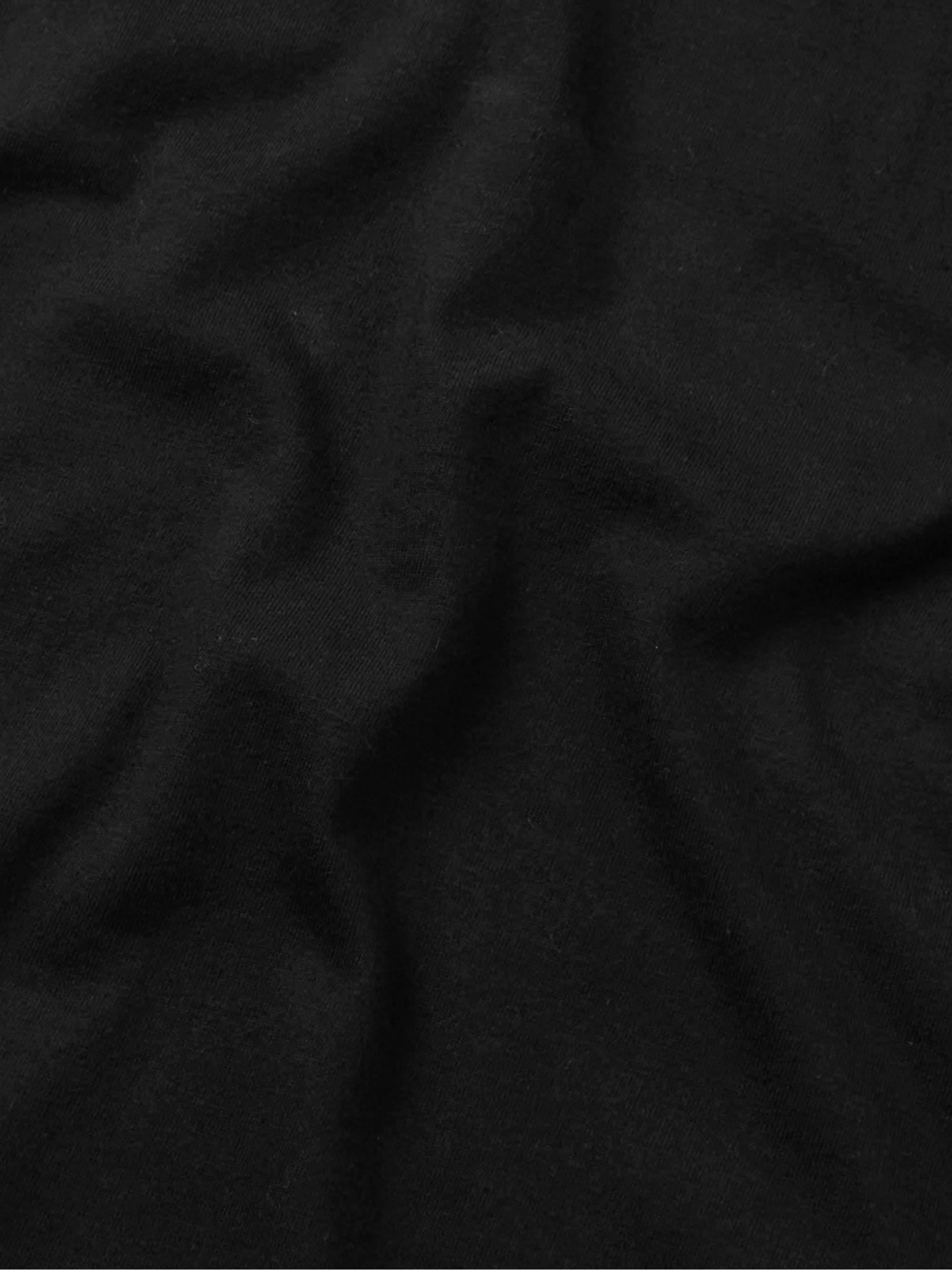 Black Logo-Print Cotton-Jersey T-Shirt | NIKE | MR PORTER