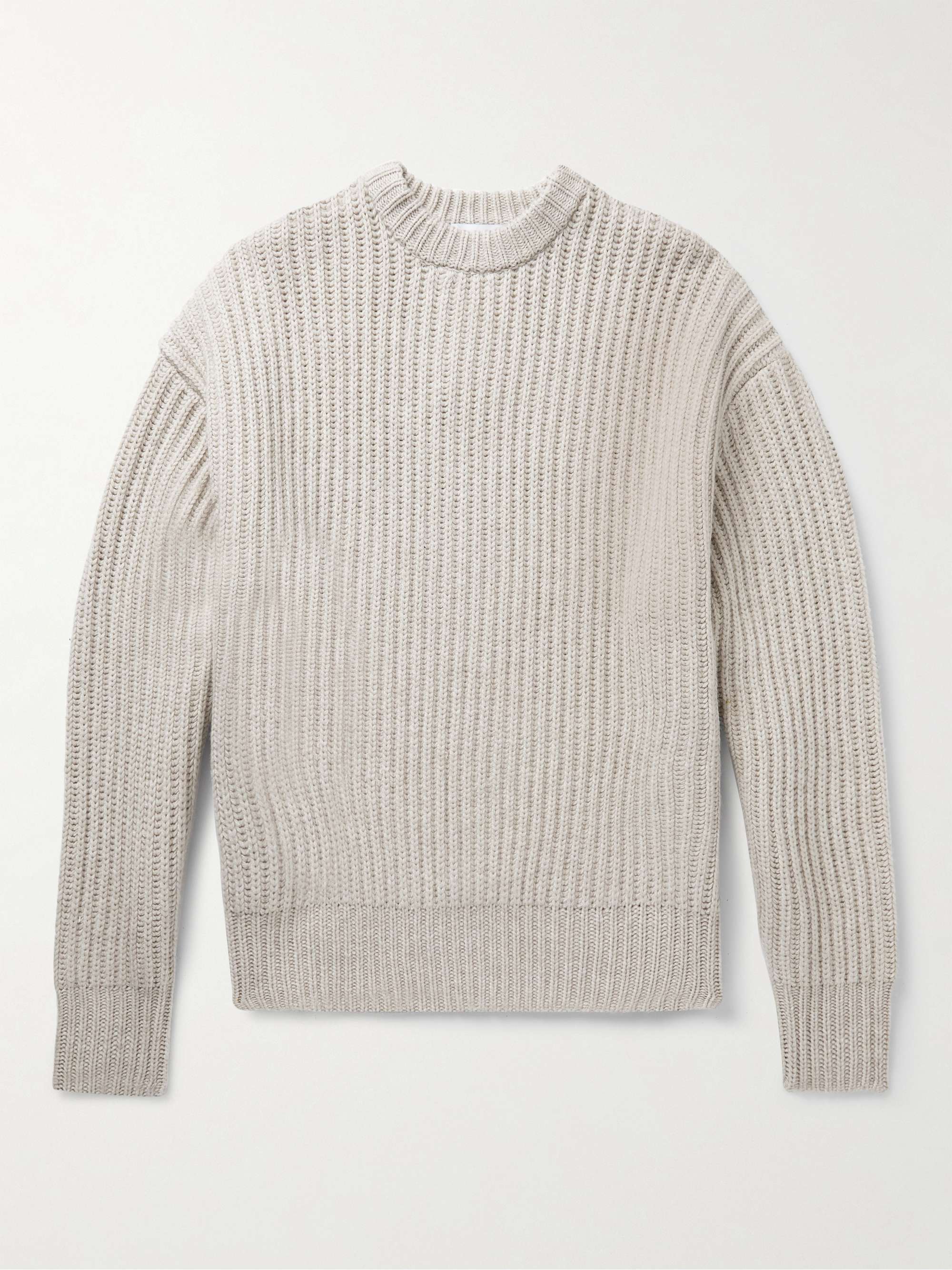 JOHN ELLIOTT Capri Ribbed Wool and Cashmere-Blend Sweater for Men