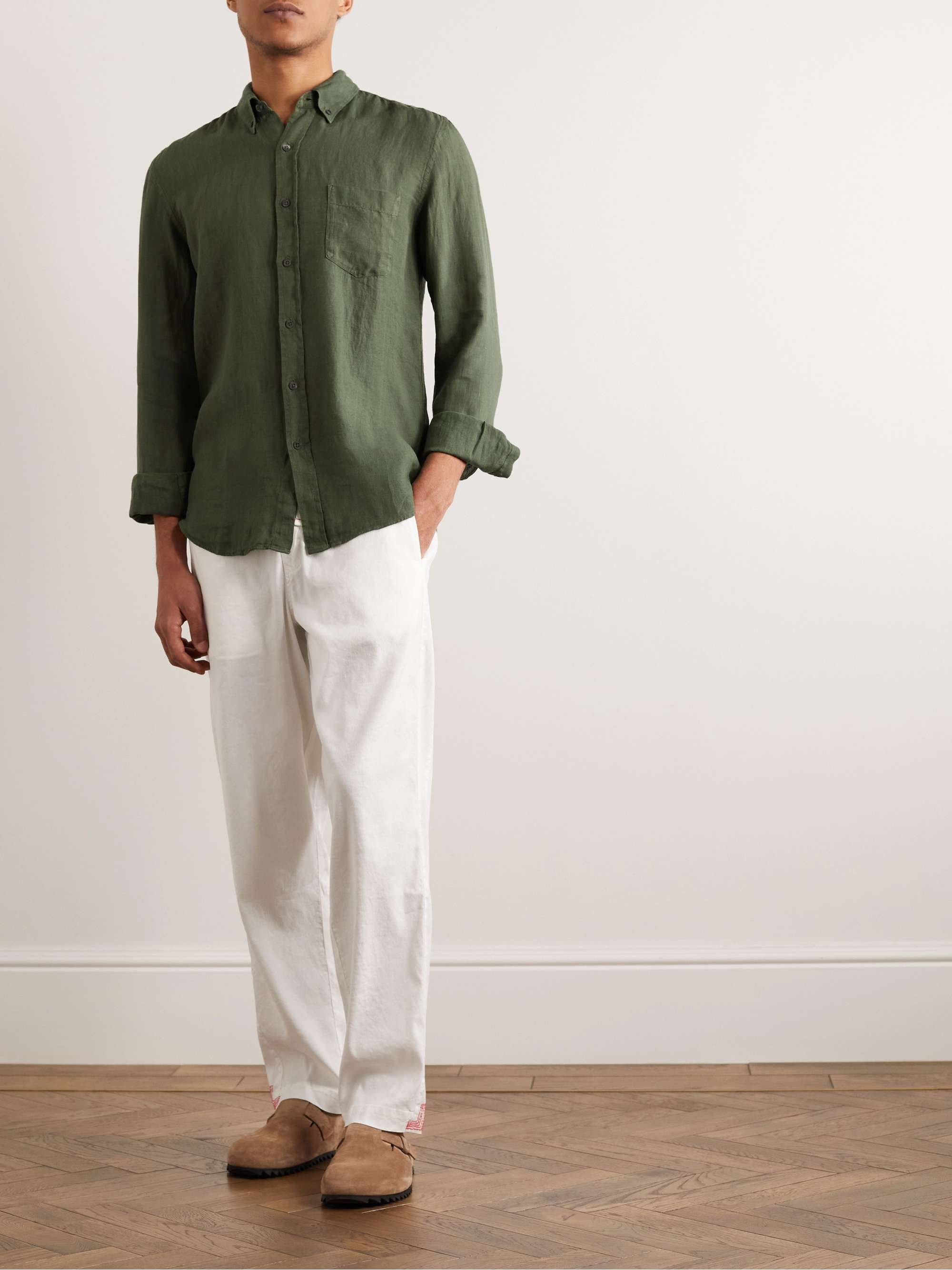 120% LINO Linen Shirt for Men | MR PORTER