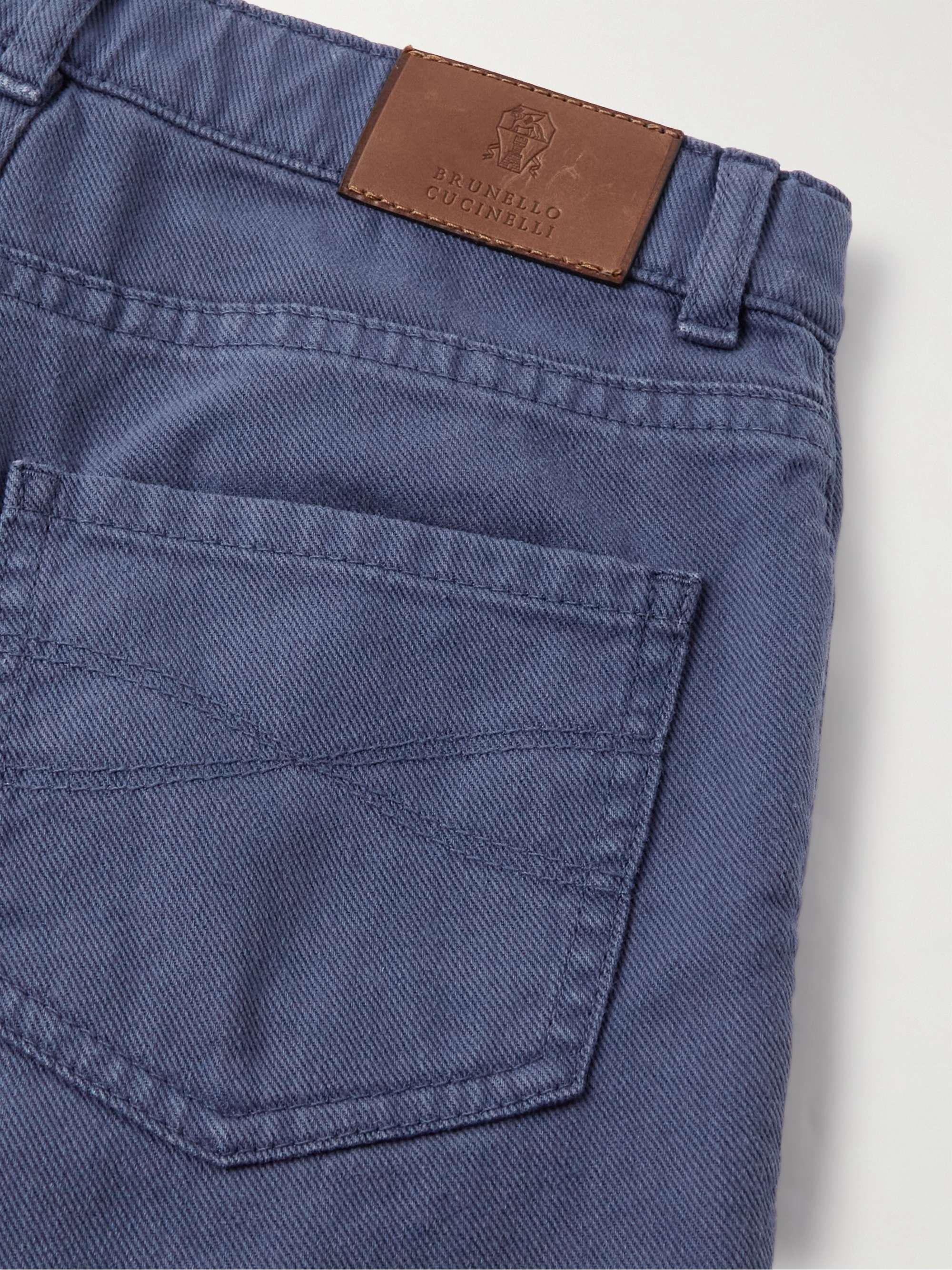 BRUNELLO CUCINELLI KIDS Ages 4-7 Straight-Leg Garment-Dyed Jeans for Men |  MR PORTER