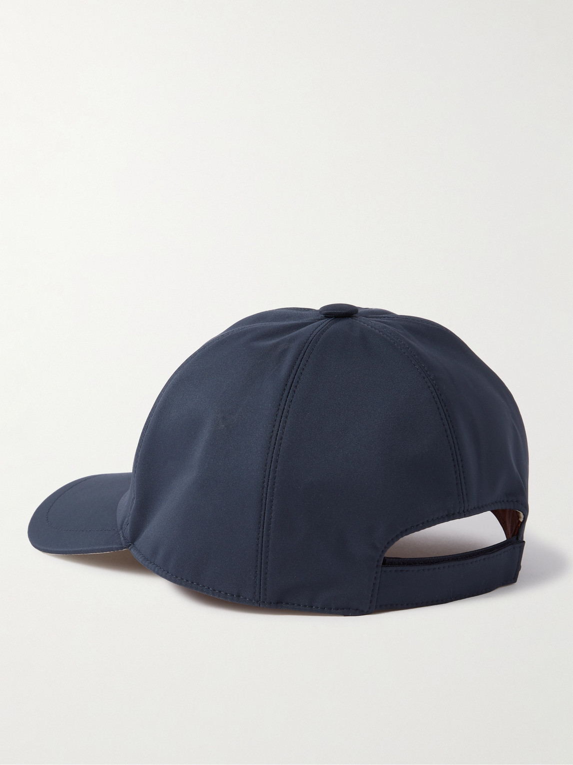 Shop Loro Piana Baby Logo-embroidered Storm System® Baseball Cap In Blue