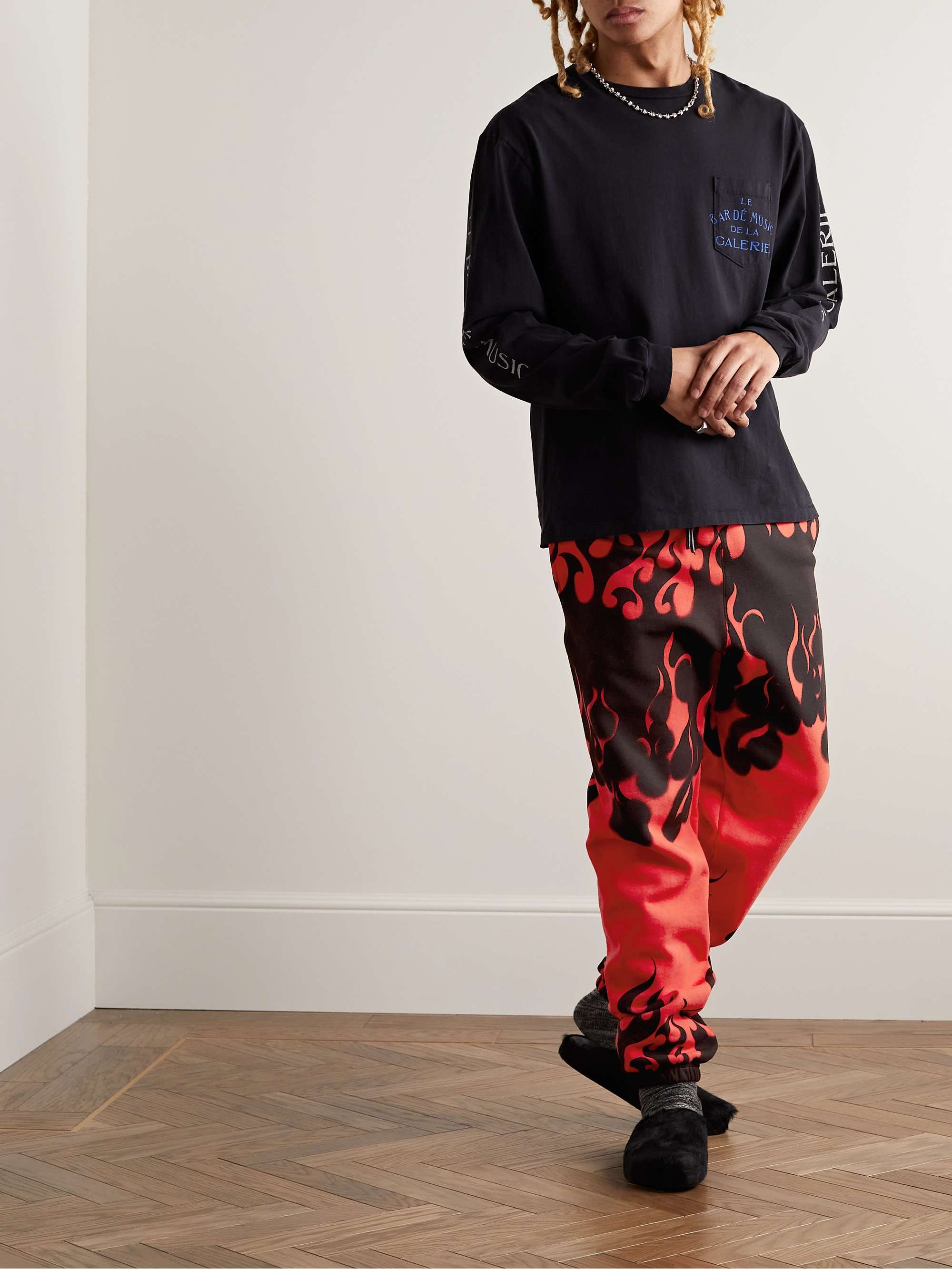 GALLERY DEPT. AK Tapered Printed Cotton-Jersey Sweatpants for Men