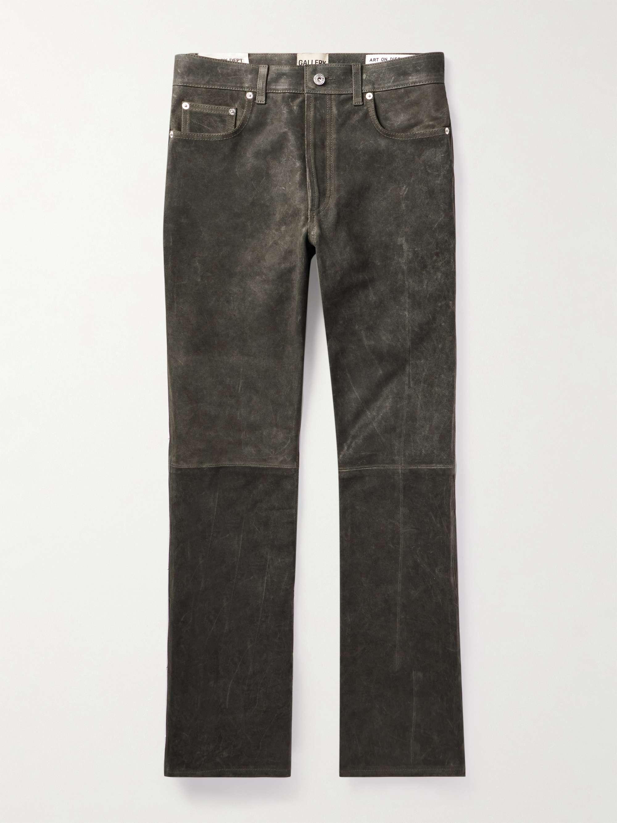 GALLERY DEPT. Logan Straight-Leg Suede Trousers for Men