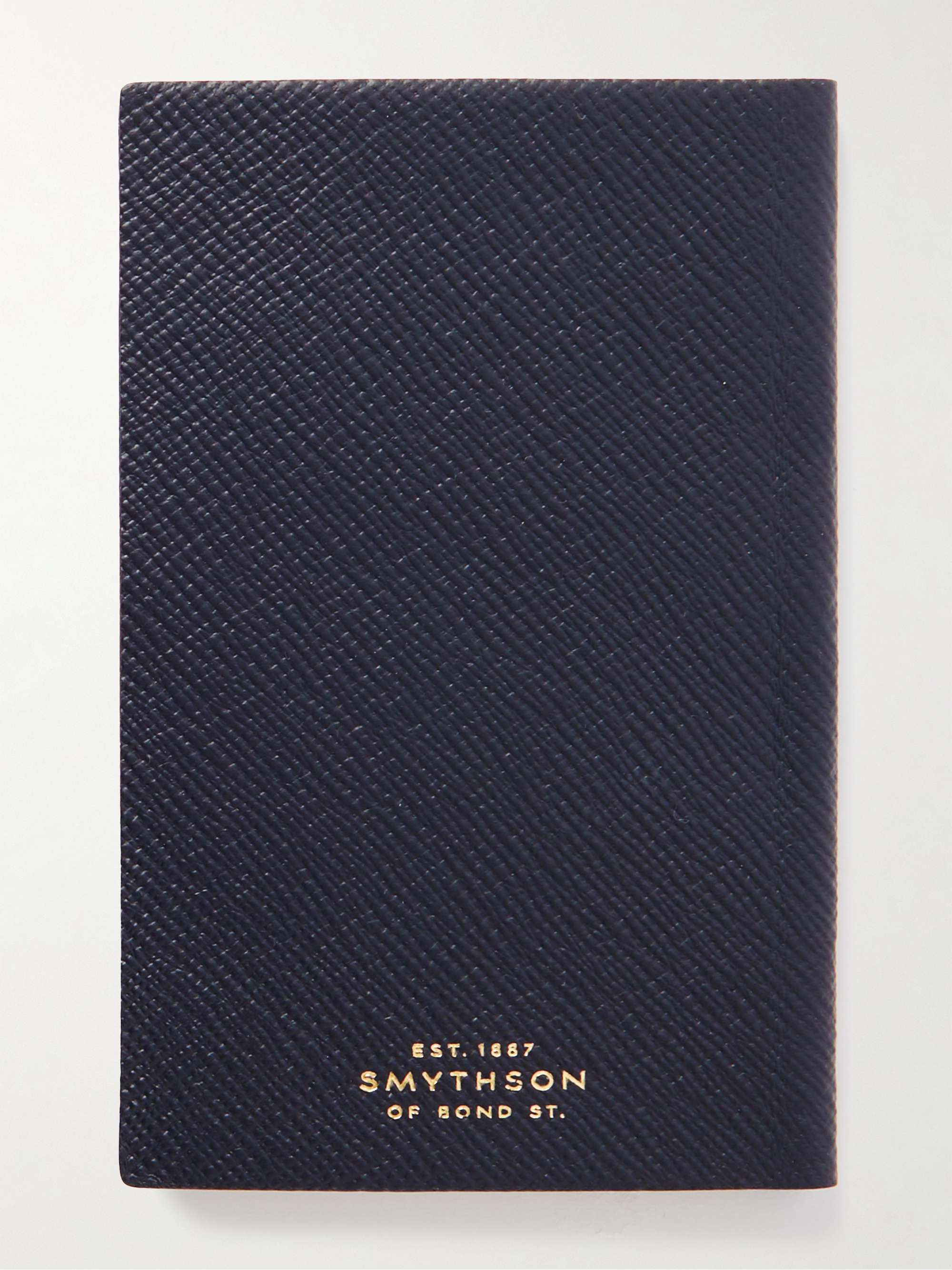 SMYTHSON Panama Golf Notes Cross-Grain Leather Notebook for Men