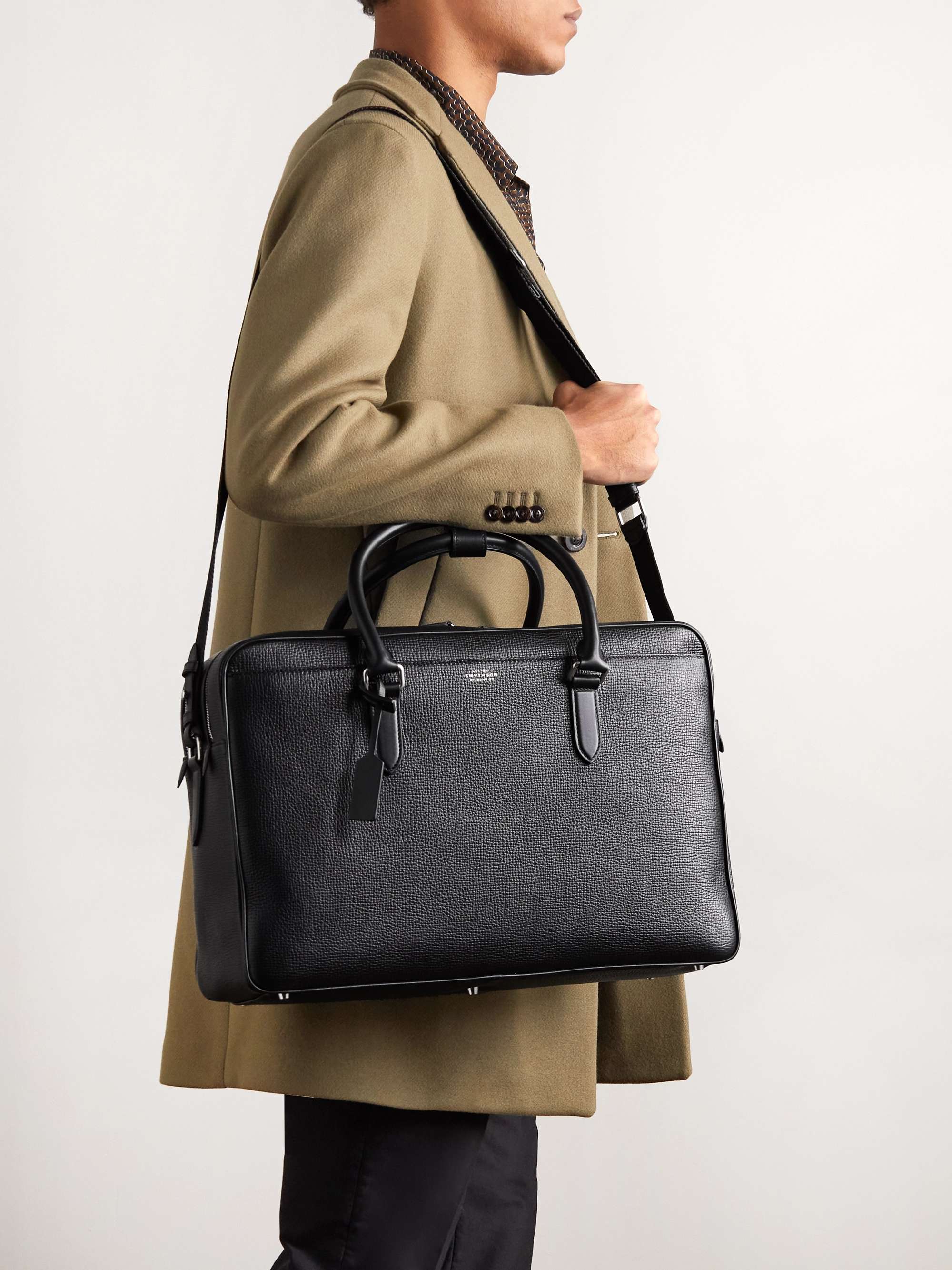SMYTHSON 48-Hour Ludlow Full-Grain Leather Weekend Bag for Men | MR PORTER
