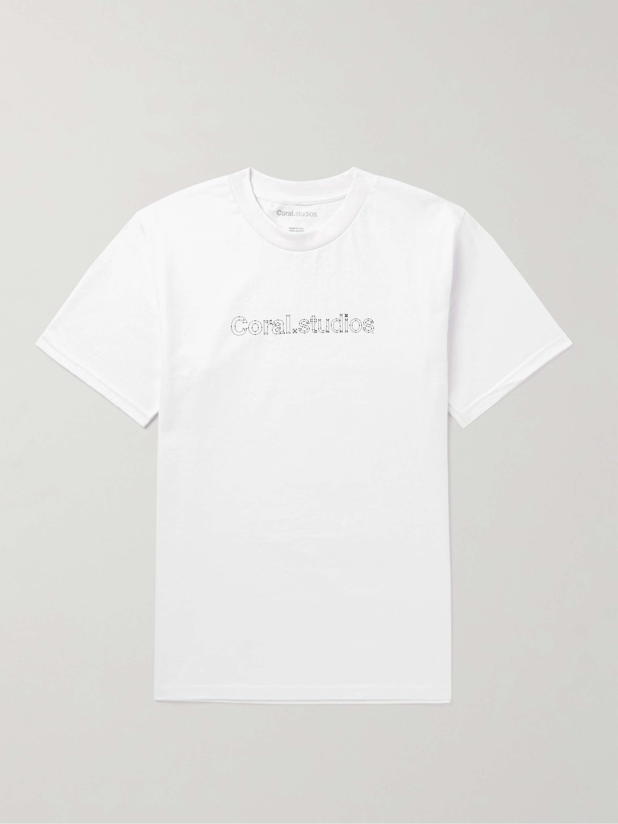 CORAL STUDIOS Logo-Print Cotton-Jersey T-Shirt for Men | MR PORTER
