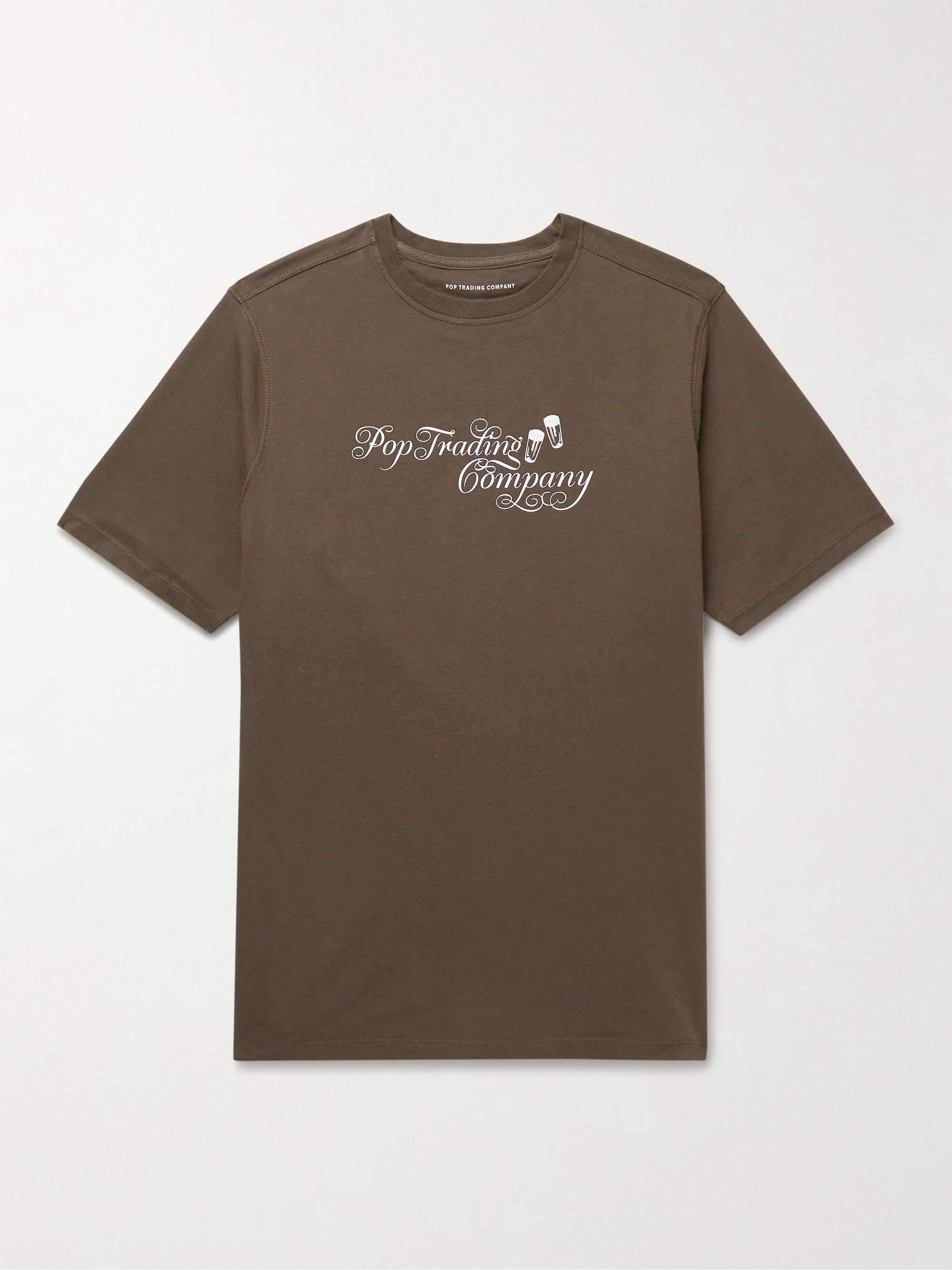 T-shirt in jersey di cotone con logo stampato POP TRADING COMPANY da uomo | MR  PORTER