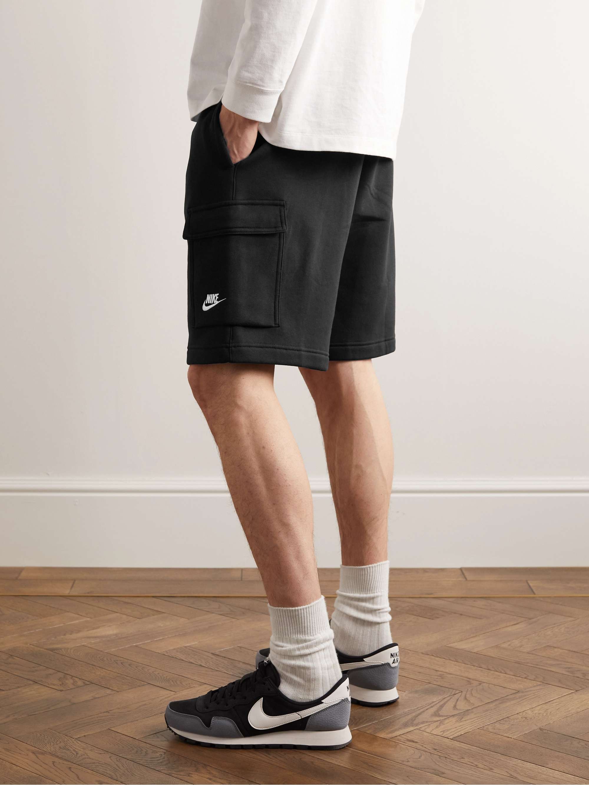 Shorts cargo a gamba larga in jersey di misto cotone Sportswear Club NIKE  da uomo | MR PORTER
