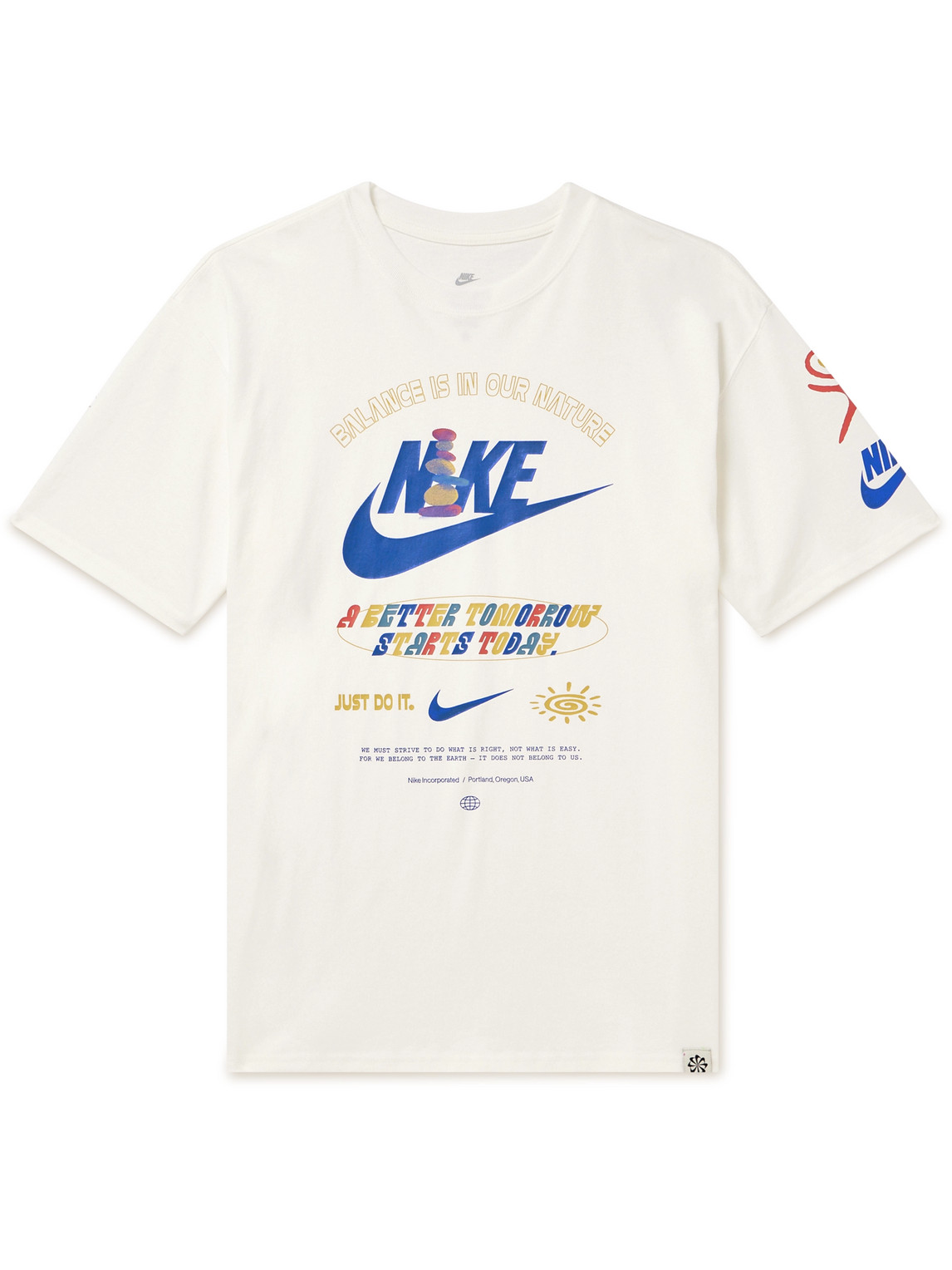 Nike NSW Logo-Print Cotton-Jersey T-Shirt | Smart Closet