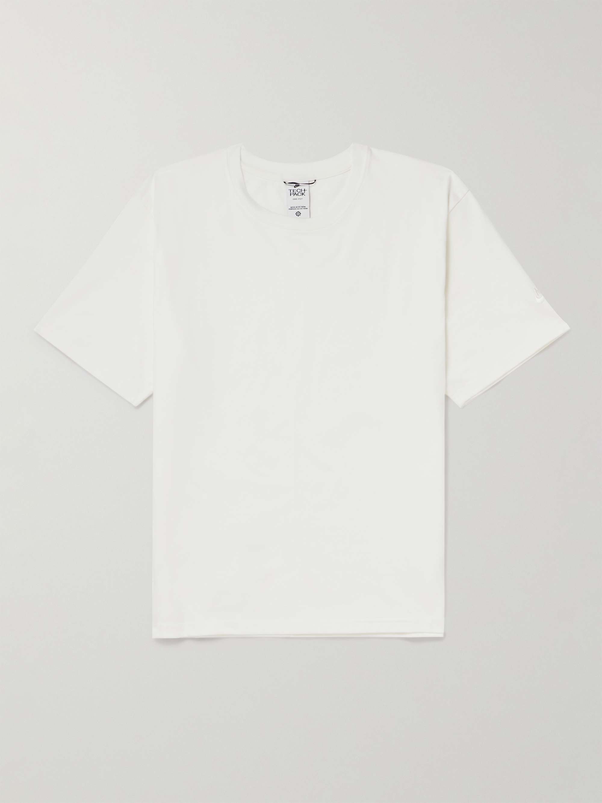 NIKE NSW Logo-Embroidered Cotton-Blend Jersey T-Shirt for Men | MR PORTER
