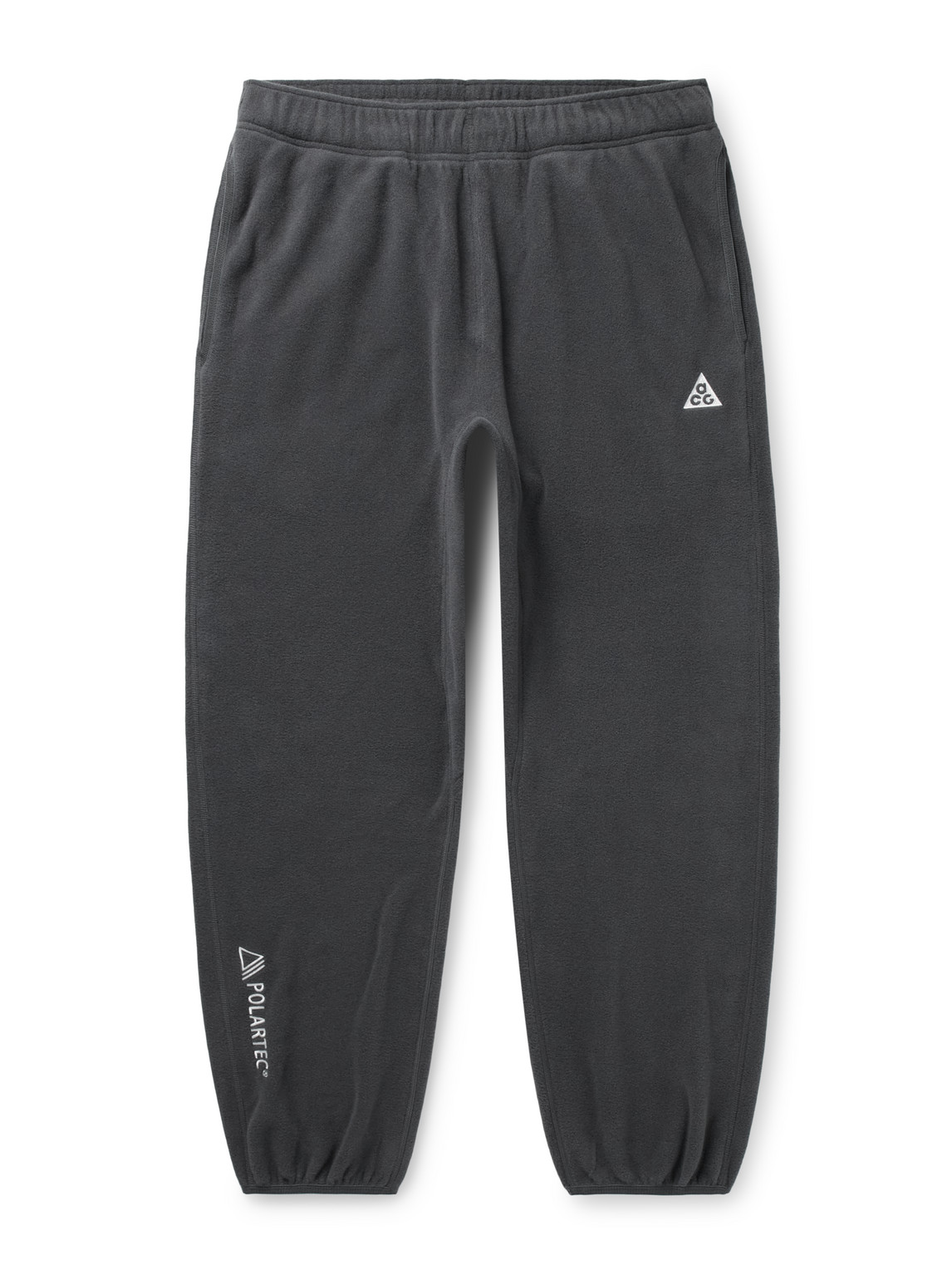 Nike Acg Wolf Tree Tapered Logo-embroidered Polartec® Fleece Sweatpants In  Gray | ModeSens
