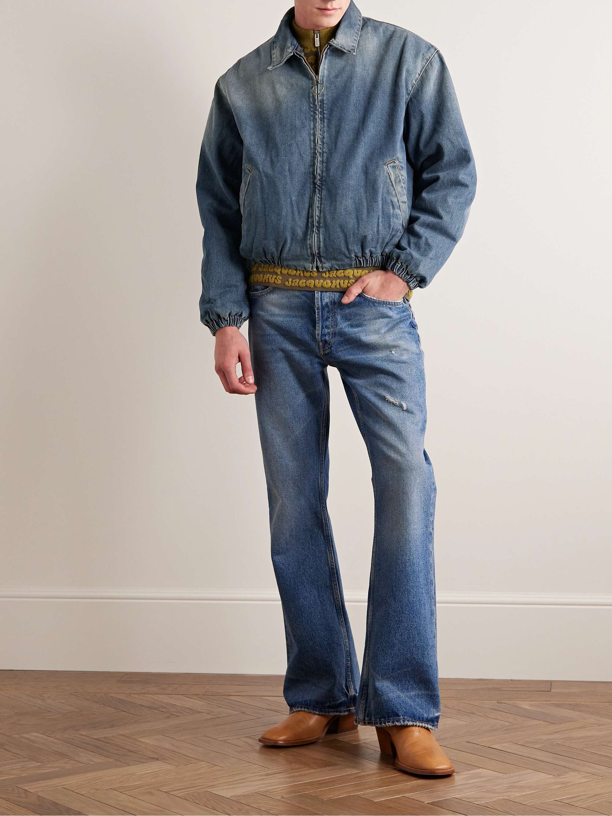 ACNE STUDIOS Oparad Padded Organic Denim Jacket for Men | MR PORTER