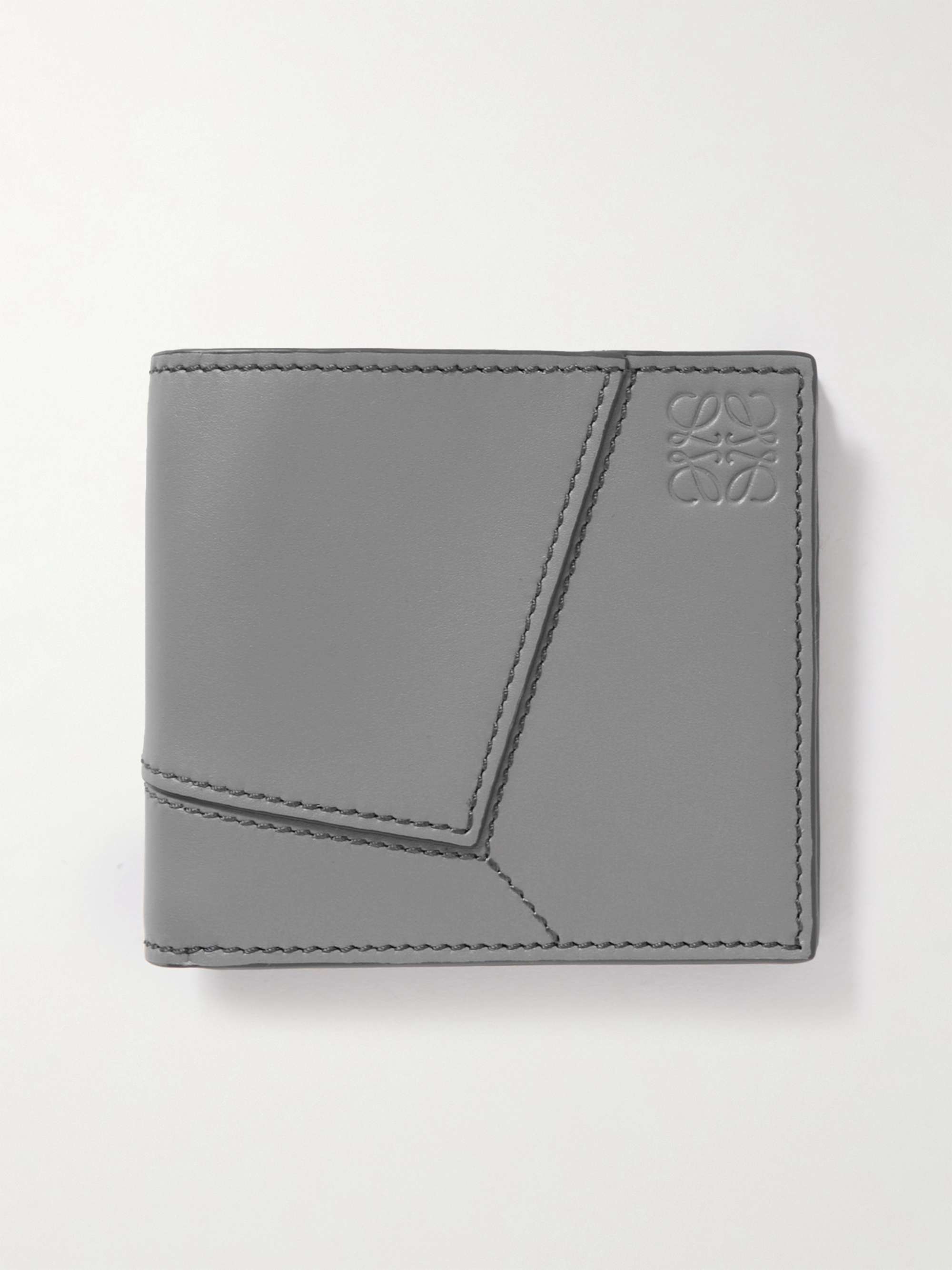 LOEWE Puzzle Logo-Debossed Leather Bifold Wallet for Men | MR PORTER