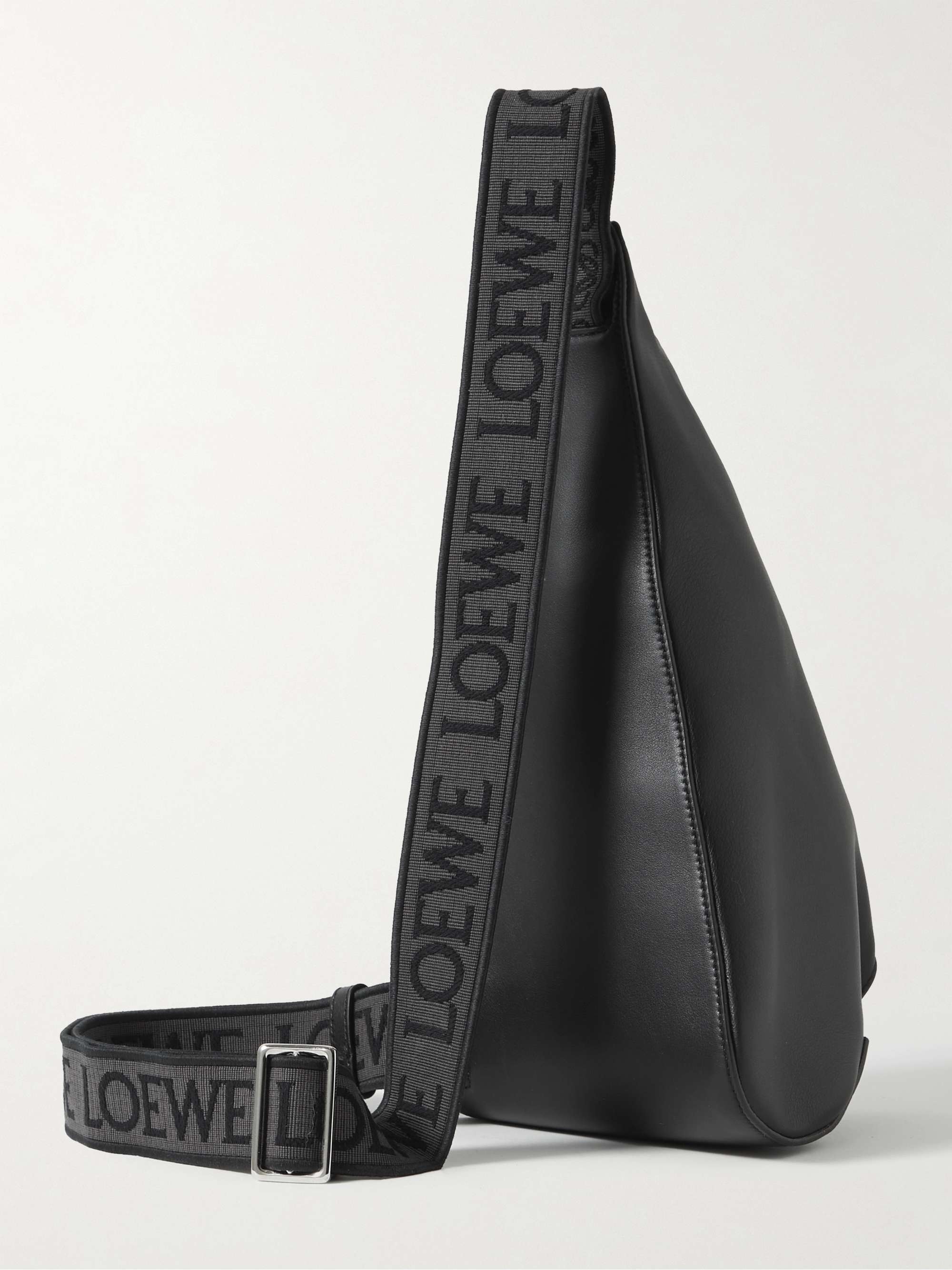 LOEWE Anton Logo-Debossed Leather Belt Bag | MR PORTER