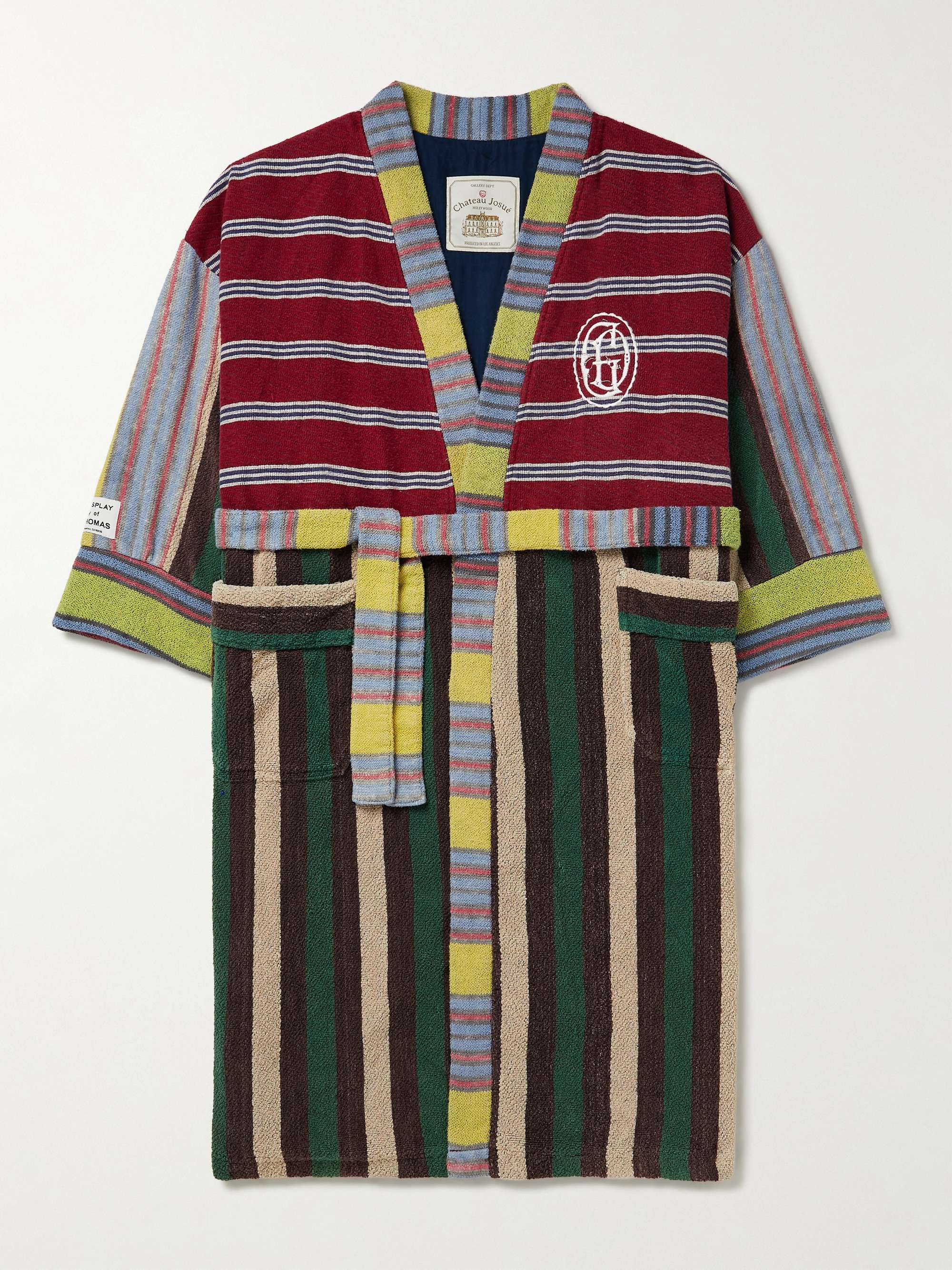 GALLERY DEPT. Chateau Josue Logo-Embroidered Upcycled Cotton-Terry Robe for  Men | MR PORTER