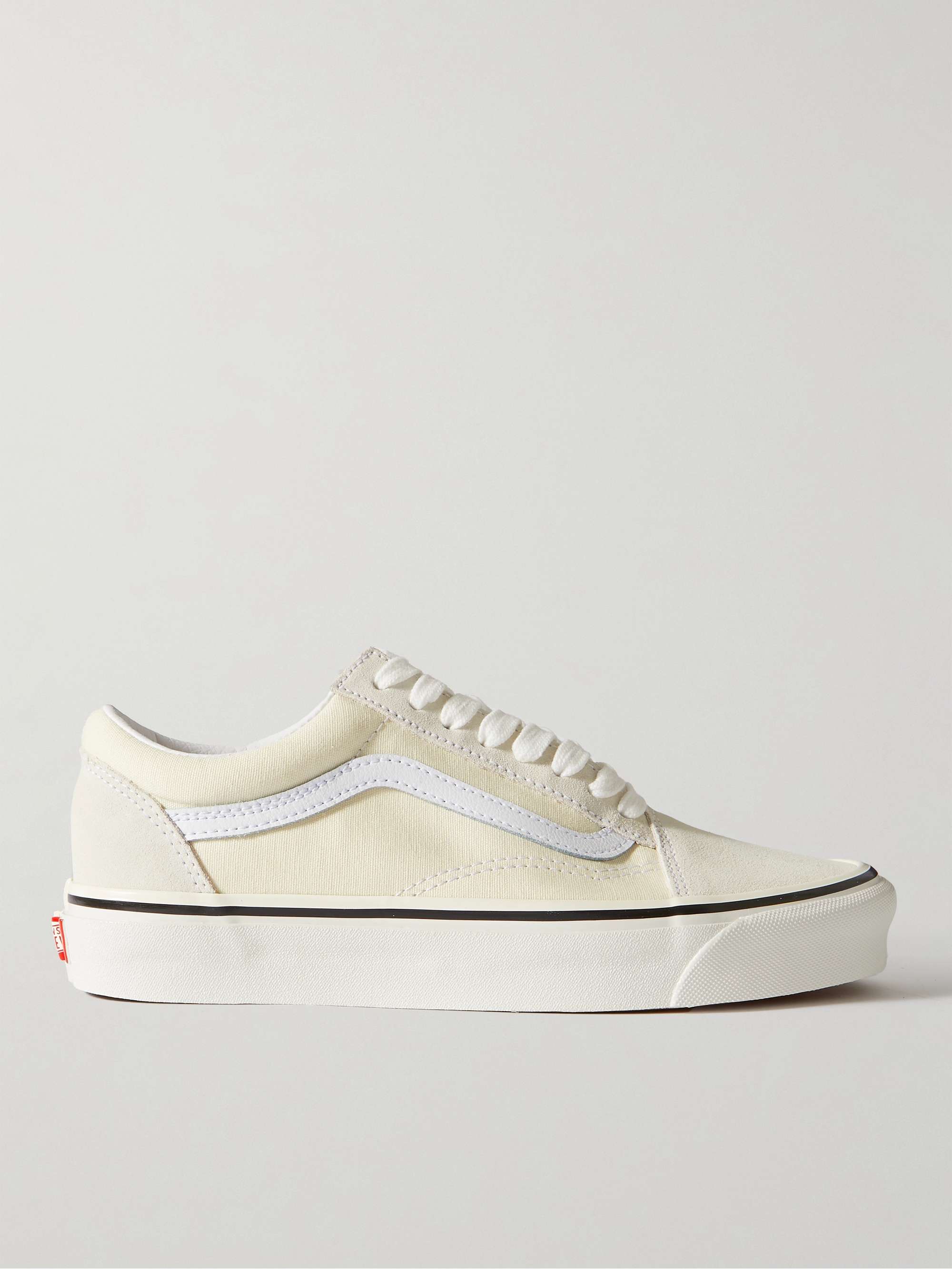 VANS Old Skool 36 DX Leather-Trimmed Canvas and Suede Sneakers | MR PORTER