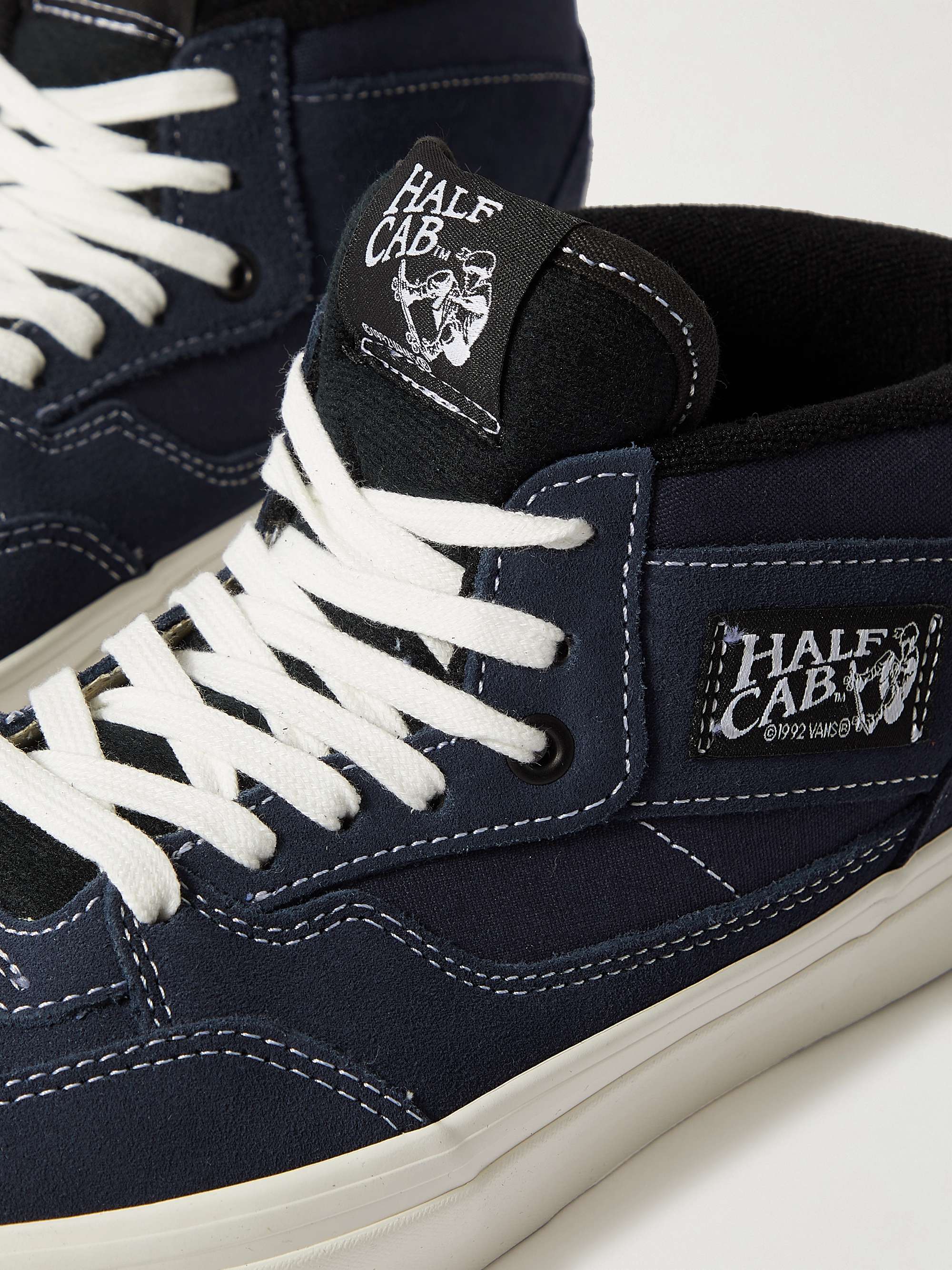 VANS UA Half Cab 33 DX Suede and Canvas High-Top Sneakers for Men | MR  PORTER