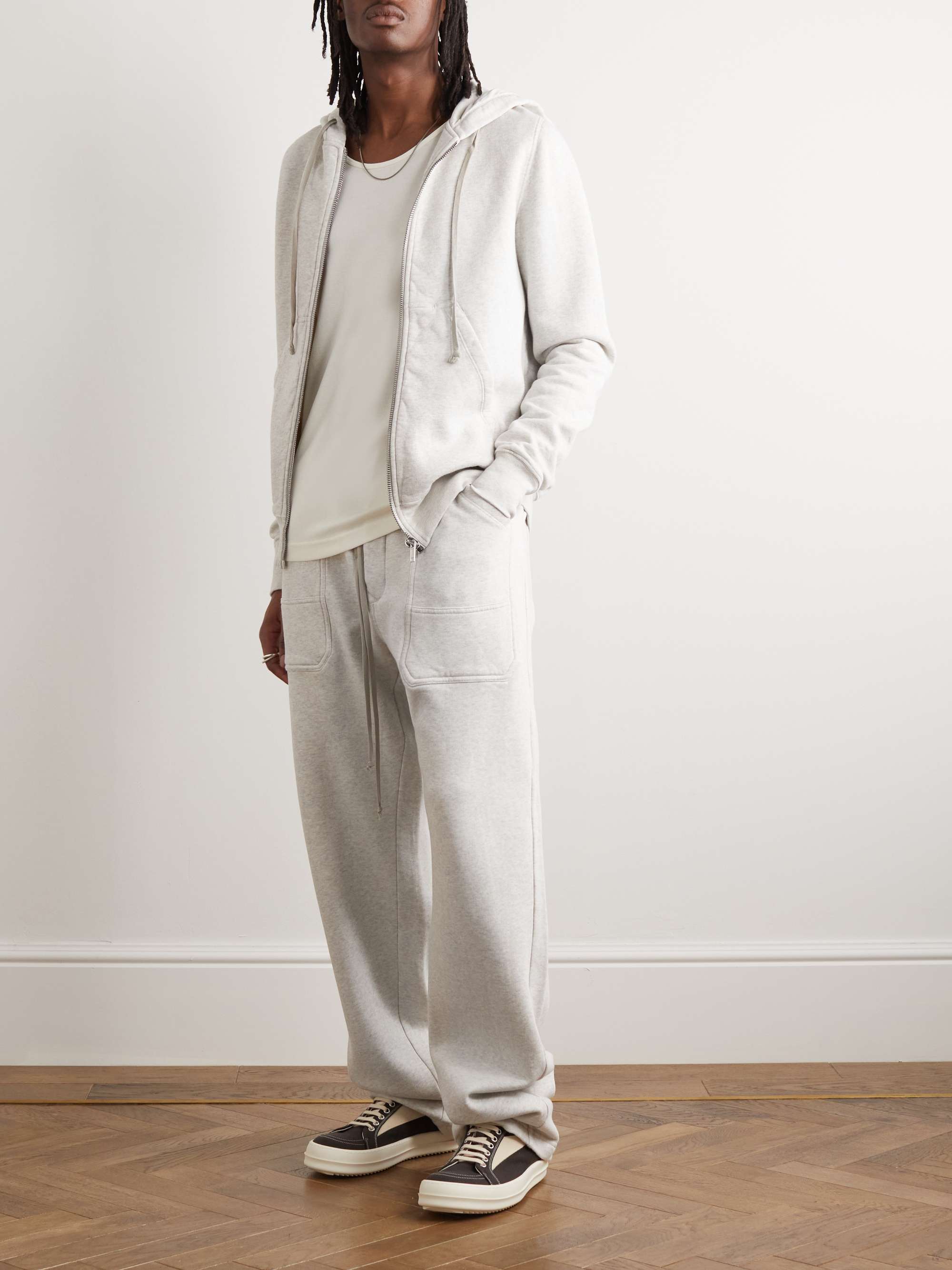 DRKSHDW BY RICK OWENS Wide-Leg Cotton-Jersey Sweatpants for Men | MR PORTER