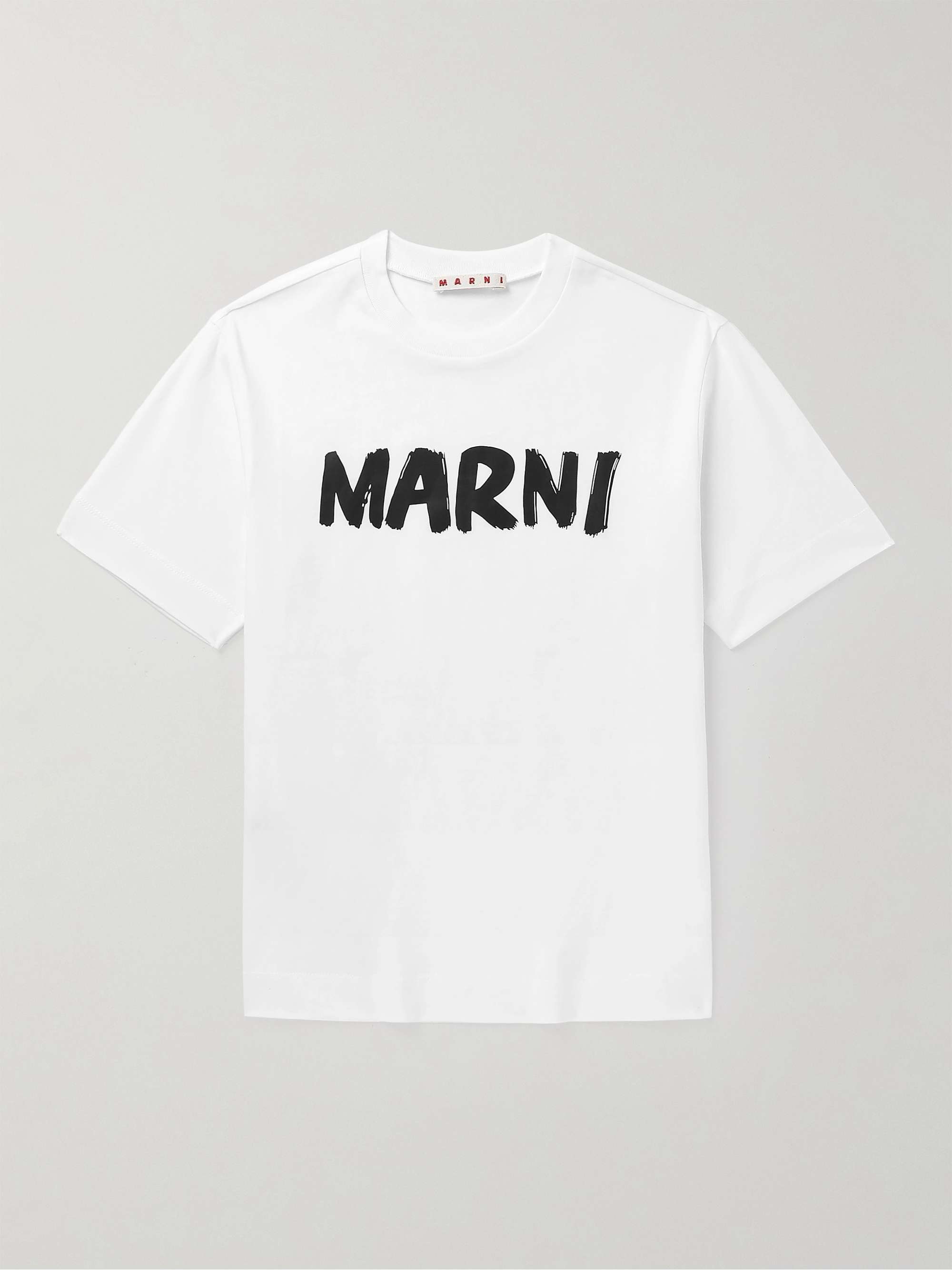 MARNI KIDS Logo-Print Cotton-Jersey T-Shirt for Men | MR PORTER
