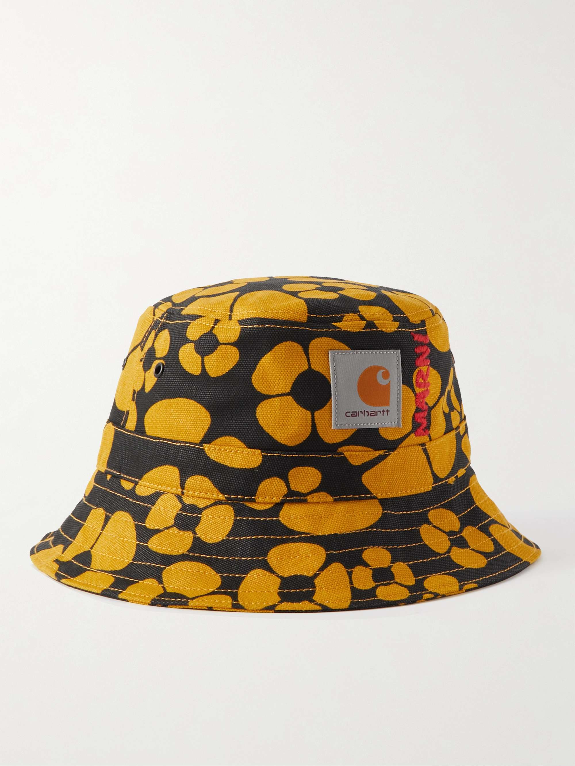 MARNI + Carhartt WIP Logo-Detailed Floral-Print Cotton-Canvas Bucket Hat  for Men | MR PORTER