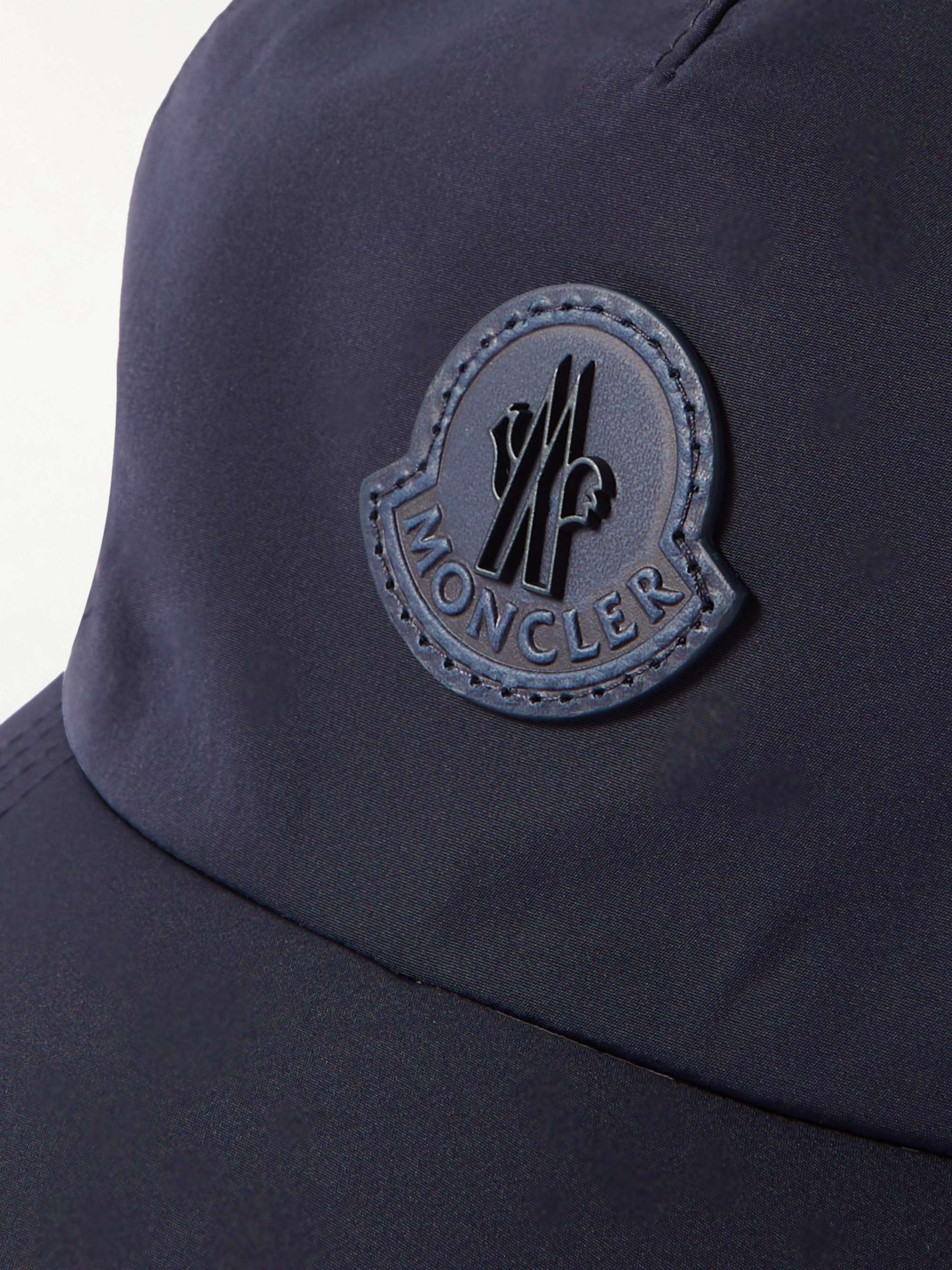 MONCLER Logo-Appliquéd Cotton-Canvas Baseball Cap for Men | MR PORTER