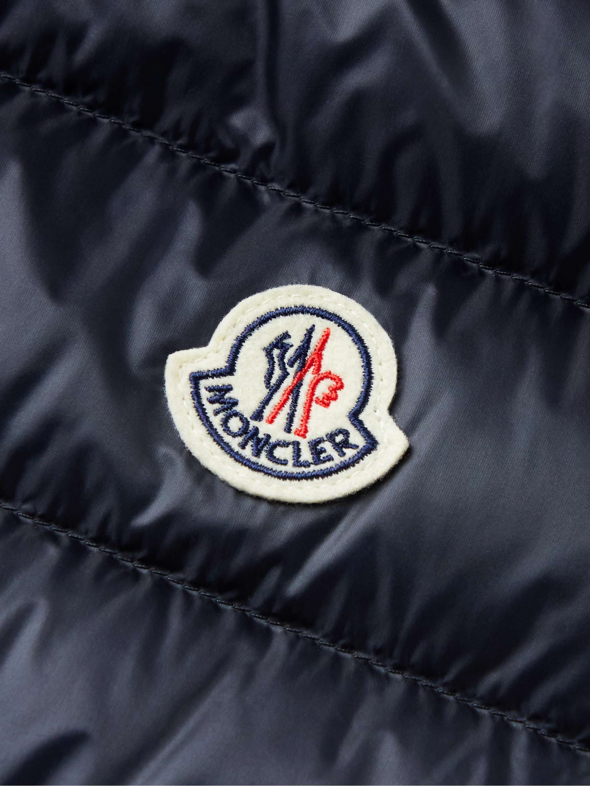 MONCLER Agout Striped Quilted Shell Down Jacket for Men | MR PORTER