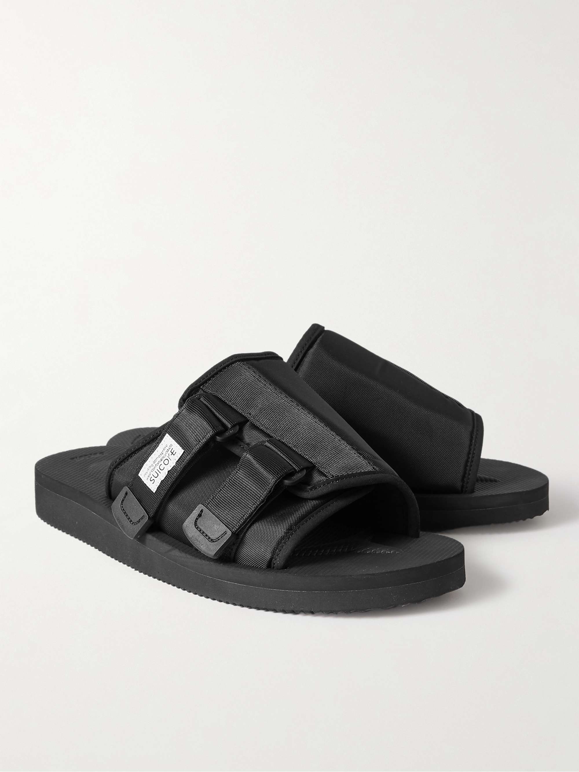 SUICOKE KAW-CAB Webbing-Trimmed Shell Sandals for Men | MR PORTER