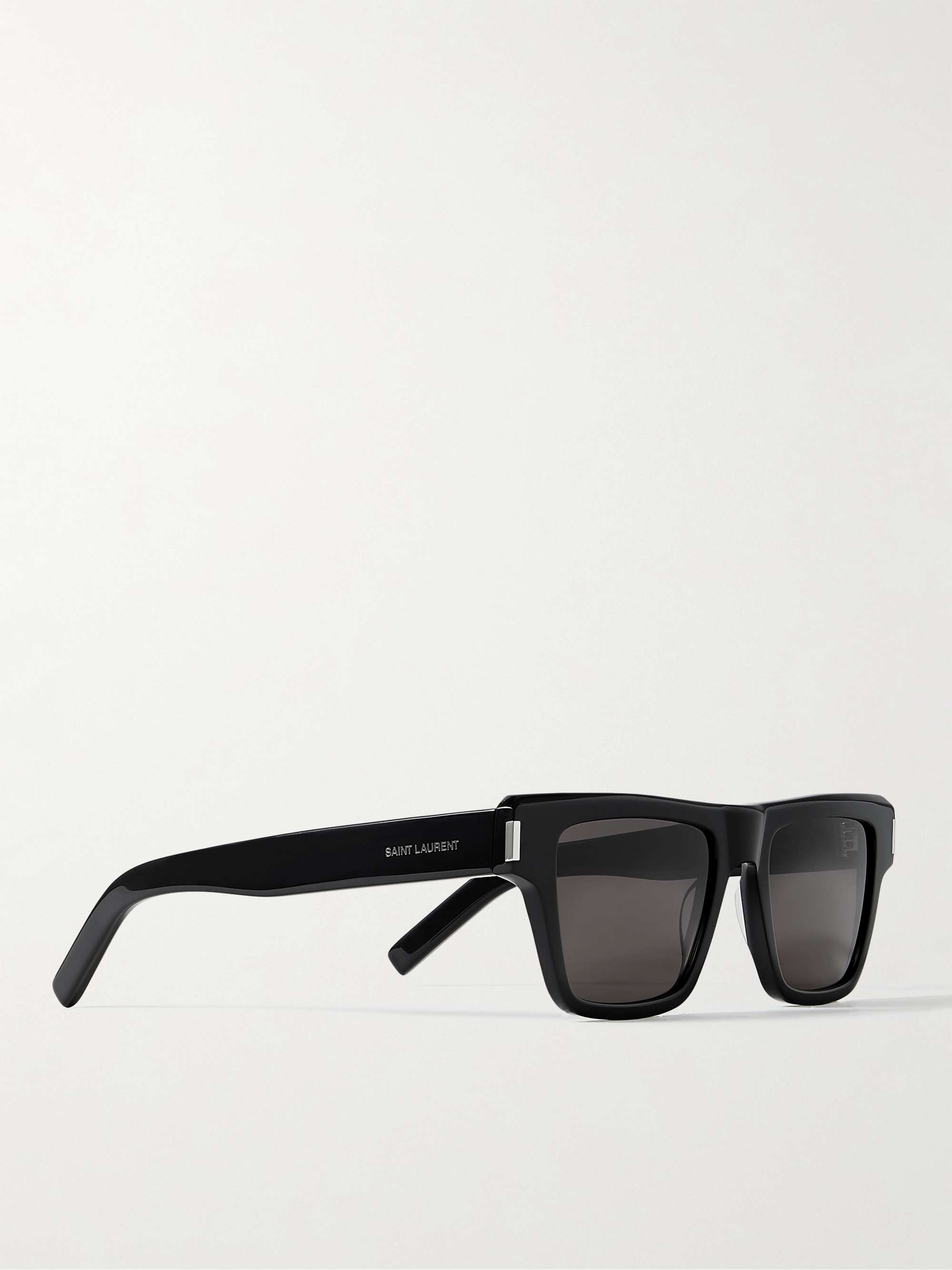 Saint Laurent Eyewear - square-frame Acetate Sunglasses - Black - One Size - Net A Porter