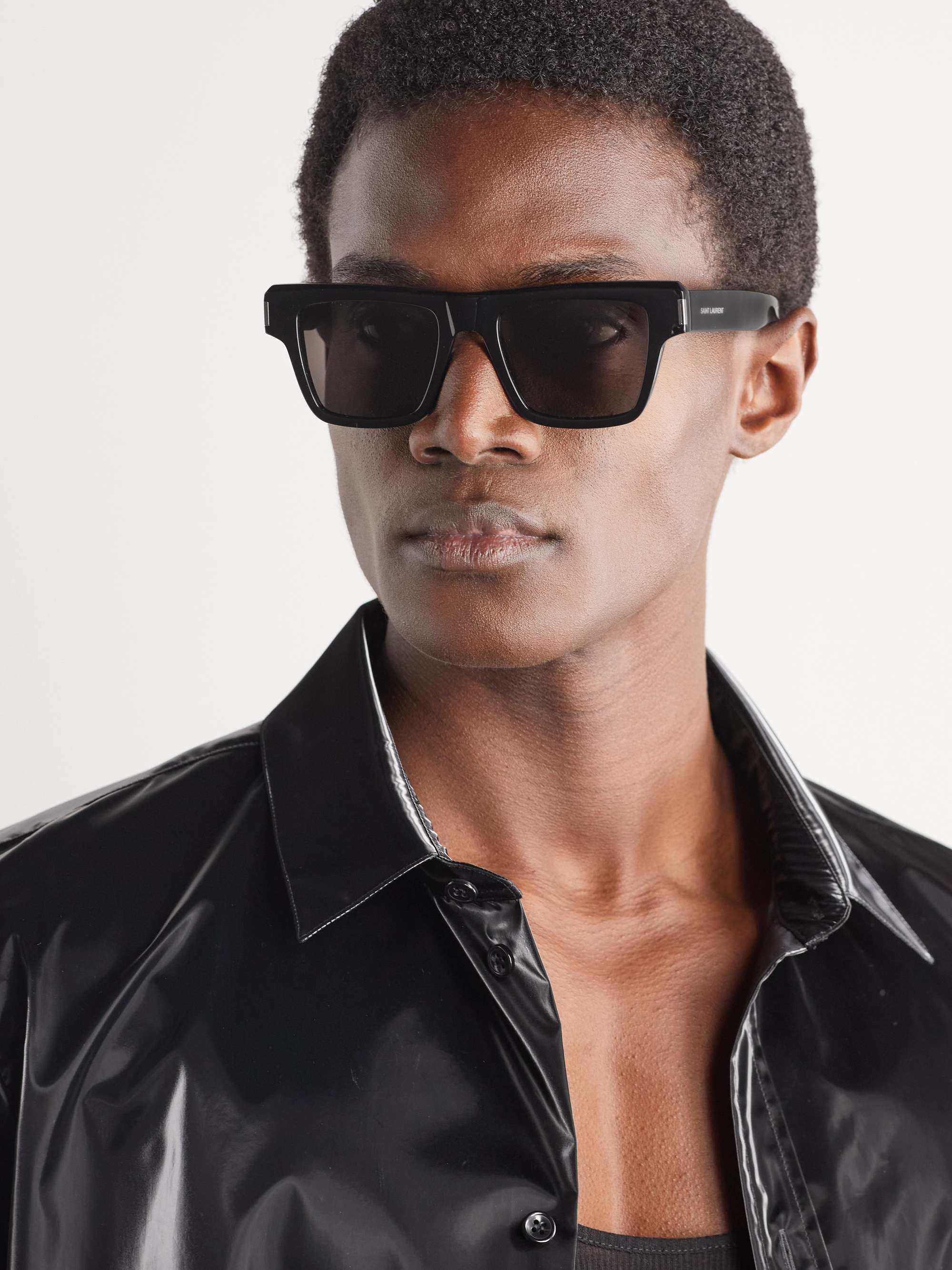 SAINT LAURENT EYEWEAR New Wave Square-Frame Acetate Sunglasses for Men | MR  PORTER