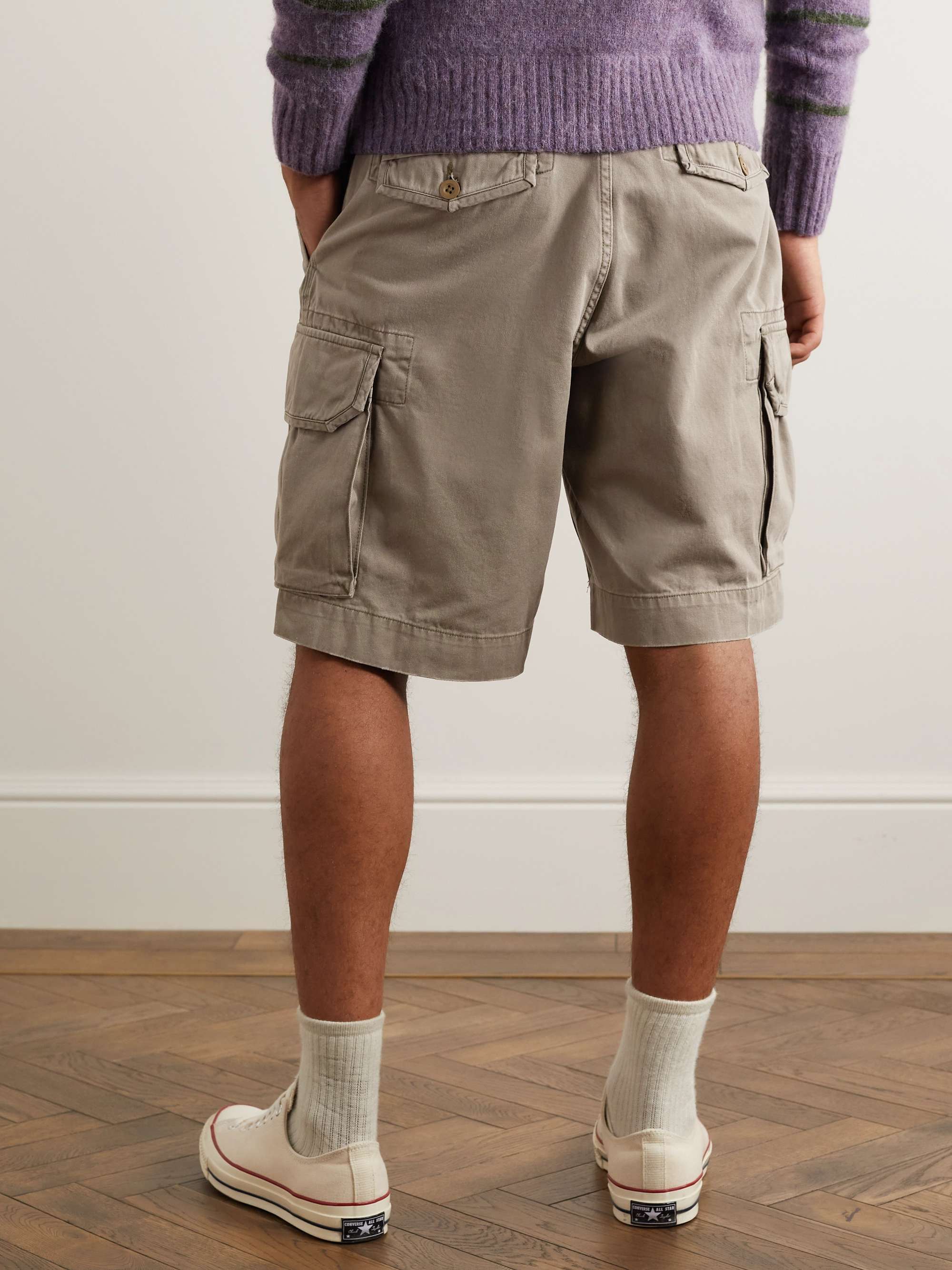 POLO RALPH LAUREN Gellar Straight-Leg Cotton-Canvas Cargo Shorts | MR PORTER