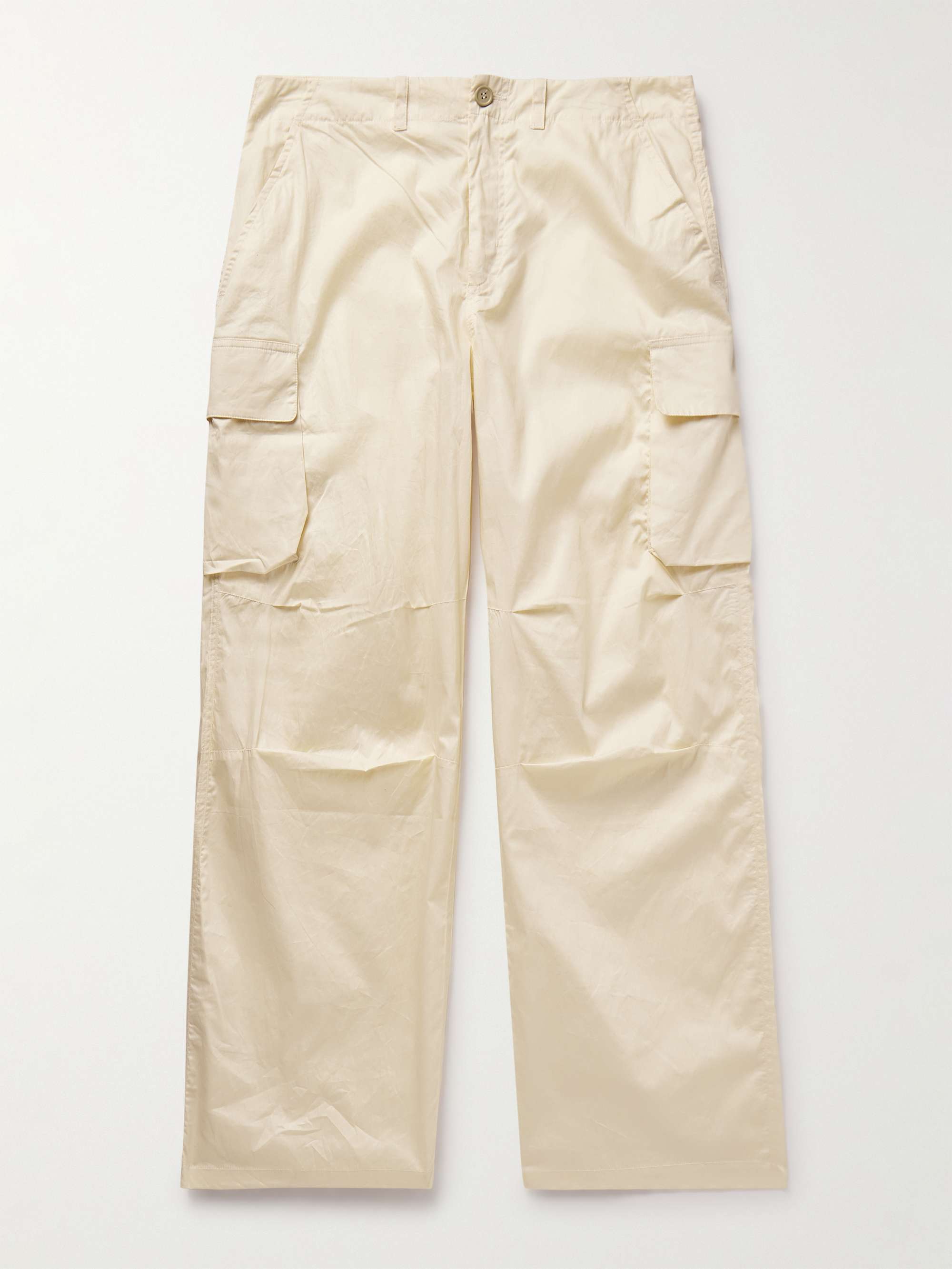 OUR LEGACY Mount Straight-Leg Crinkled-Shell Cargo Trousers for Men ...