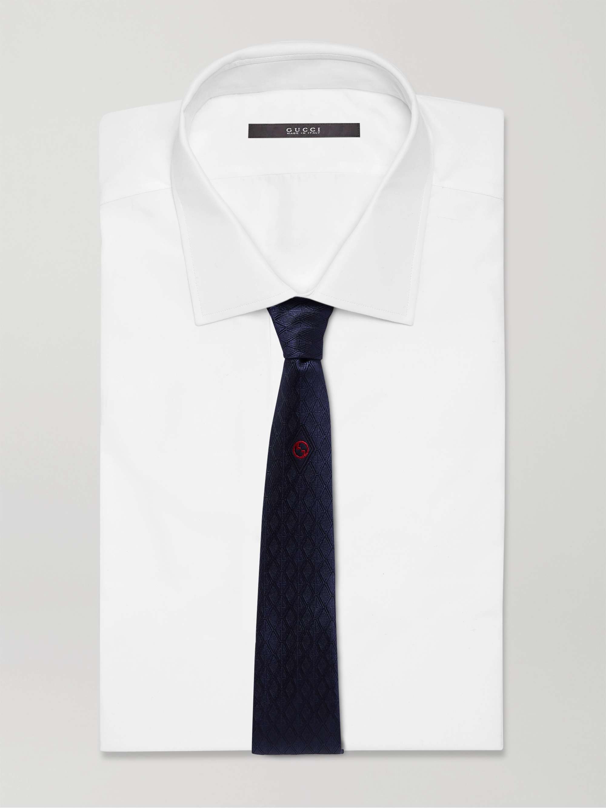 GUCCI 7cm Monogrammed Silk-Jacquard Tie for Men | MR PORTER