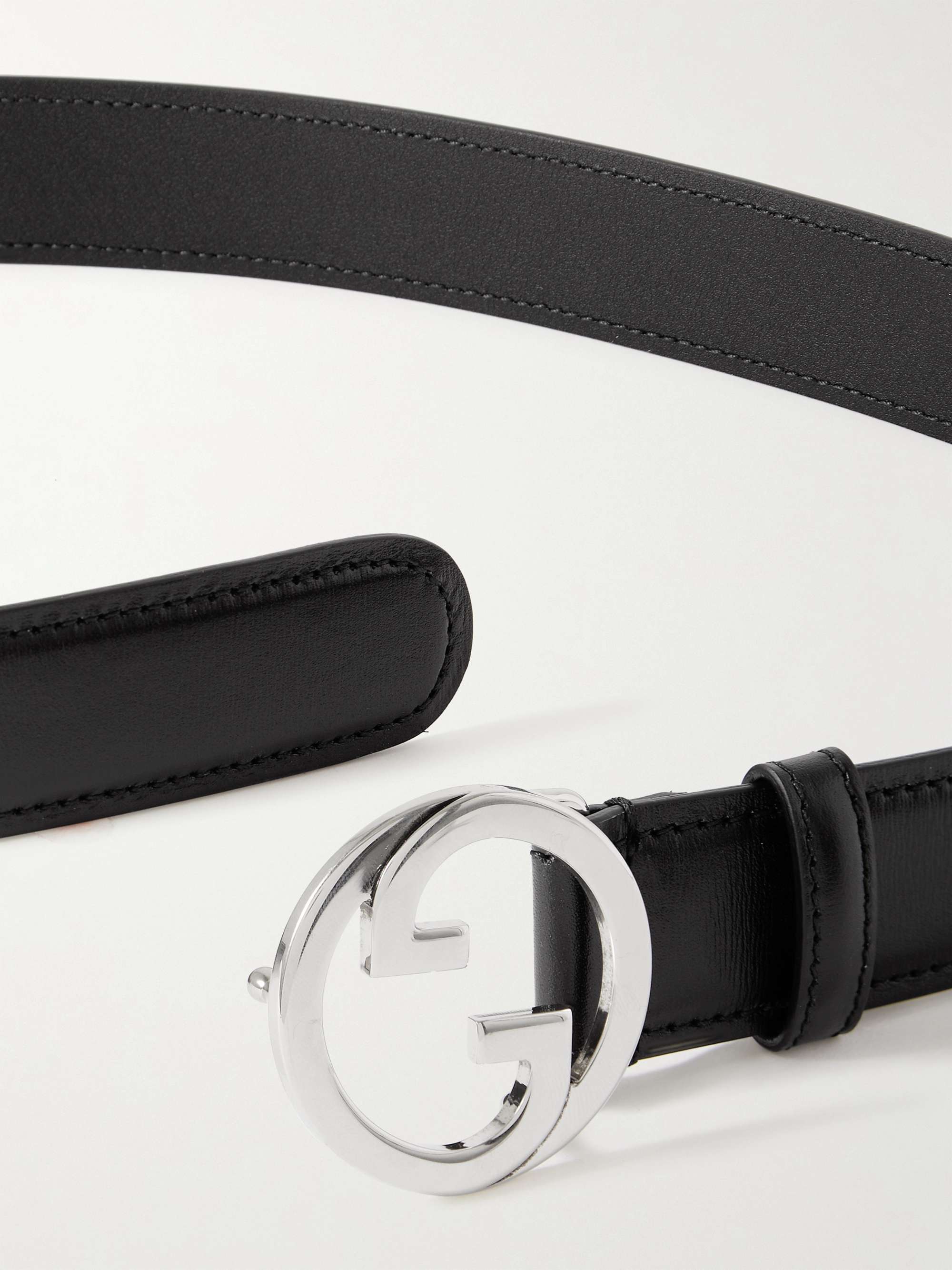 Black Blondie 3cm Leather Belt | GUCCI | MR PORTER