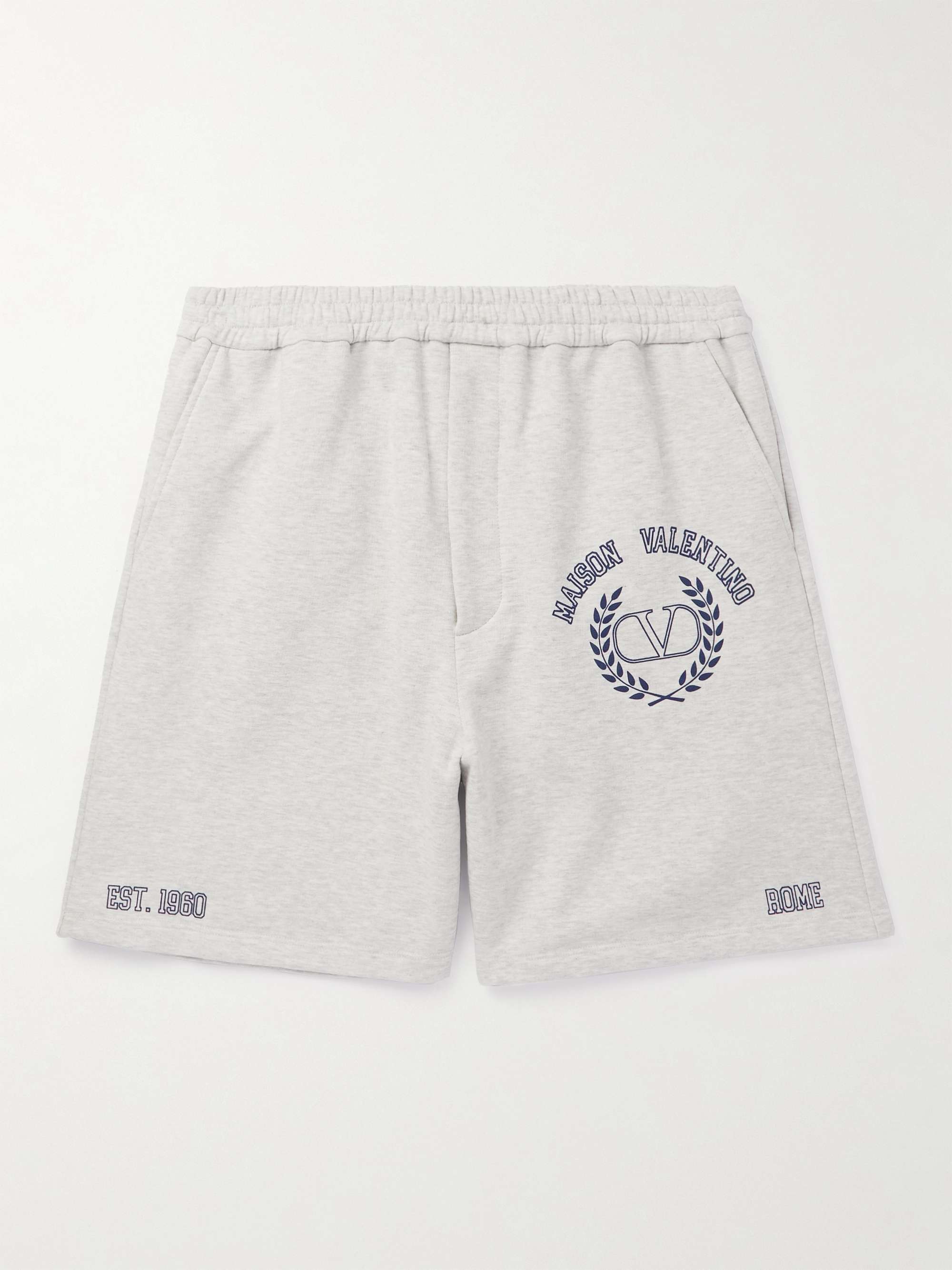 Varsity gerade geschnittene Shorts aus Baumwoll-Jersey mit Logoprint von  VALENTINO GARAVANI für Herren | MR PORTER