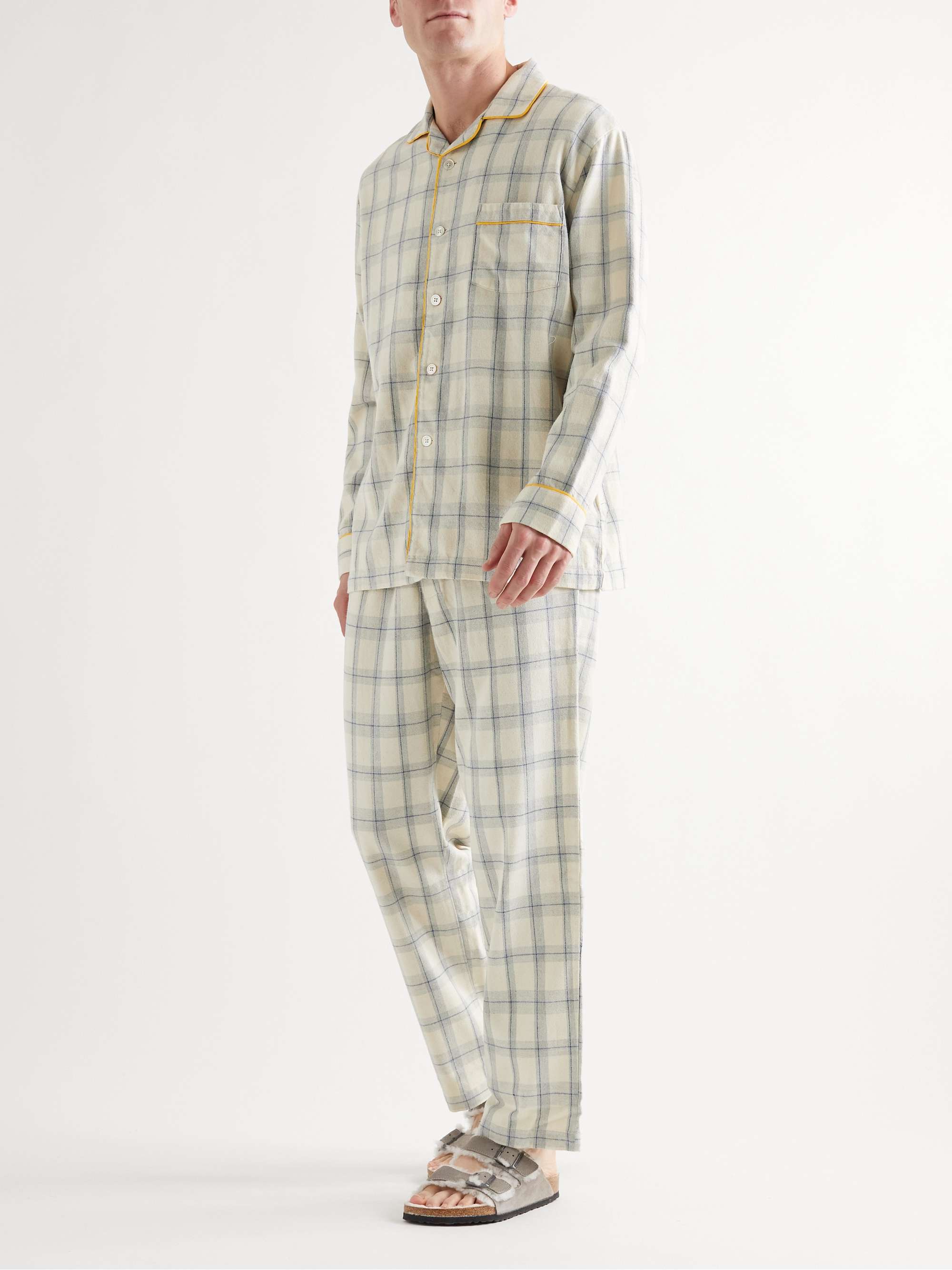 ORIGINAL MADRAS Checked Cotton-Flannel Pyjama Set for Men | MR PORTER
