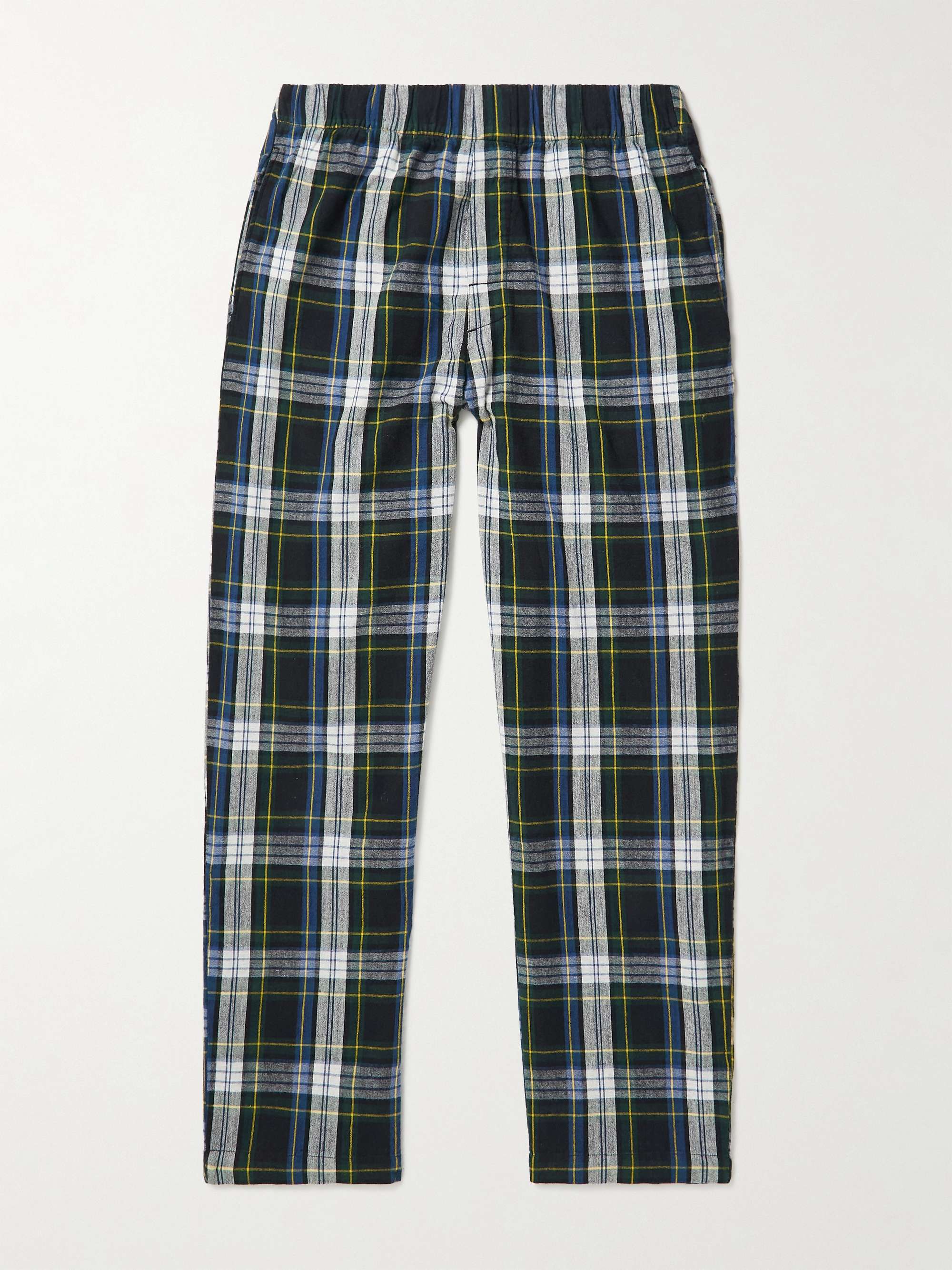 Black Checked Cotton Pyjama Trousers | ORIGINAL MADRAS | MR PORTER