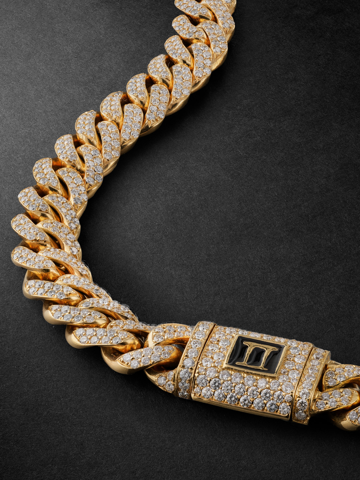Shop Greg Yuna Gold Diamond Chain Necklace
