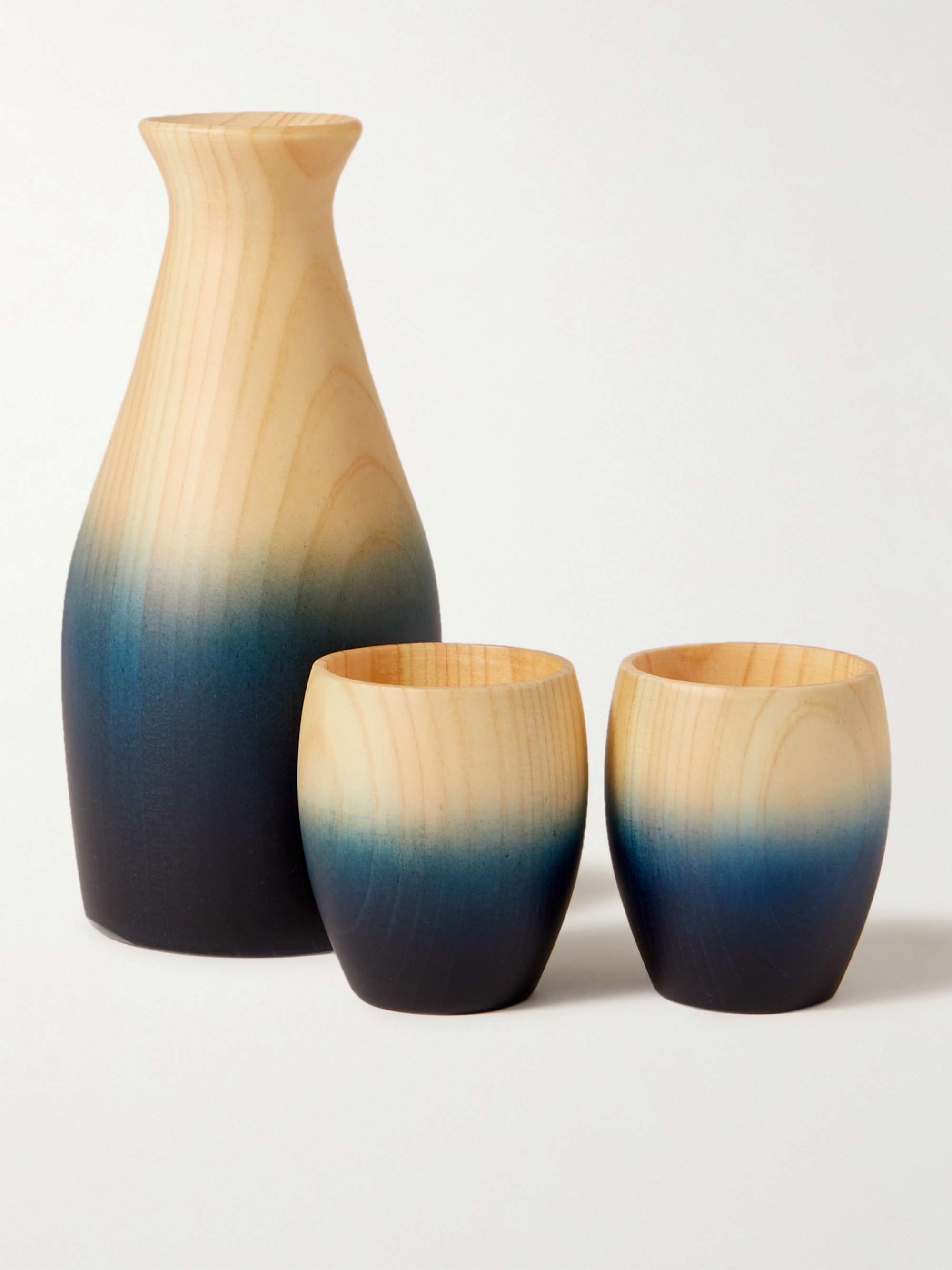 JAPANESE CRAFT Aola Hinoki Wood Sake Cup and Bottle Set for Men | MR PORTER