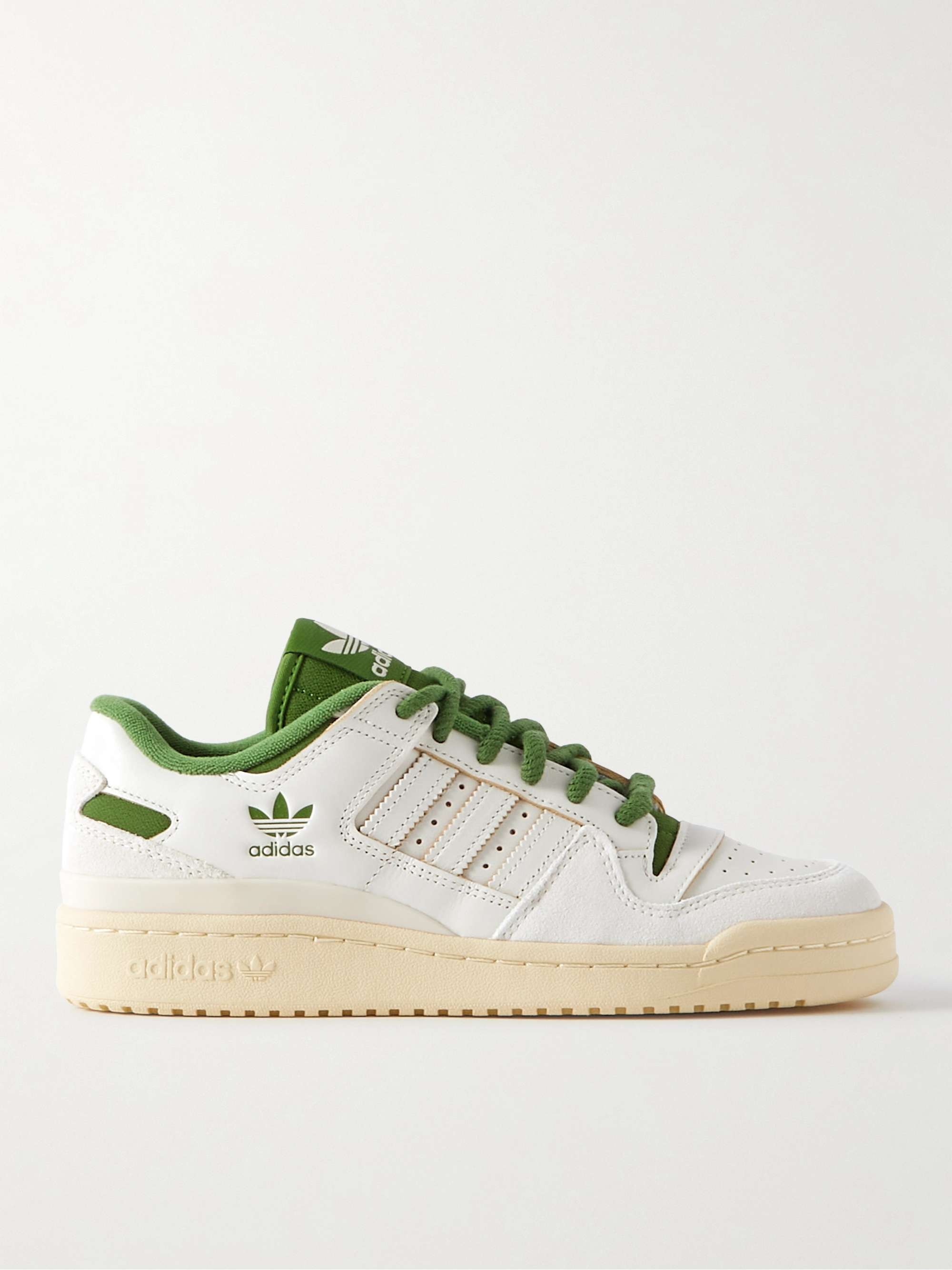 ADIDAS ORIGINALS Forum 84 Leather and Suede Low-Top Sneakers | MR PORTER