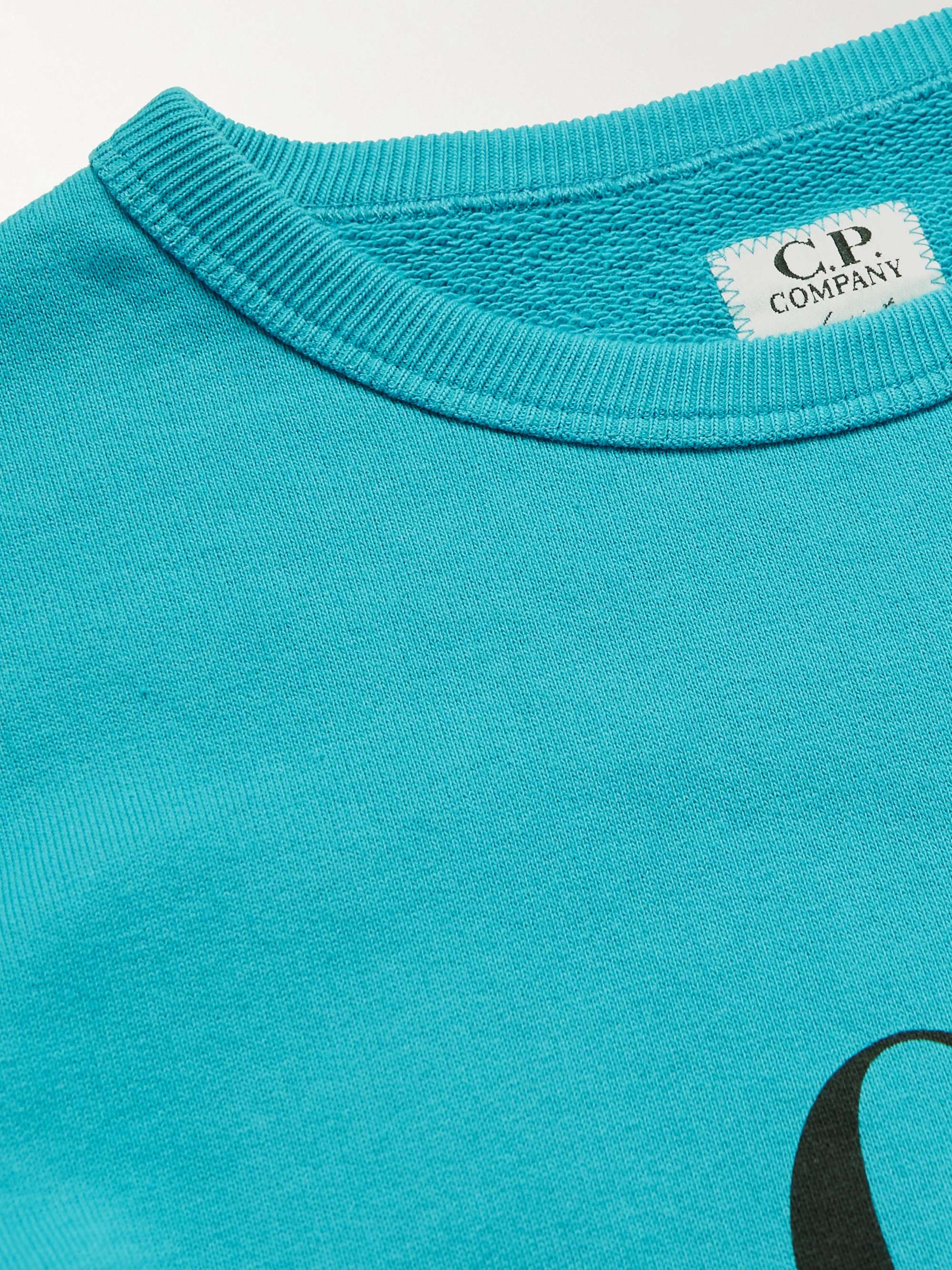 Blue Ages 12-14 Logo-Print Cotton-Jersey Sweatshirt | C.P. COMPANY KIDS |  MR PORTER