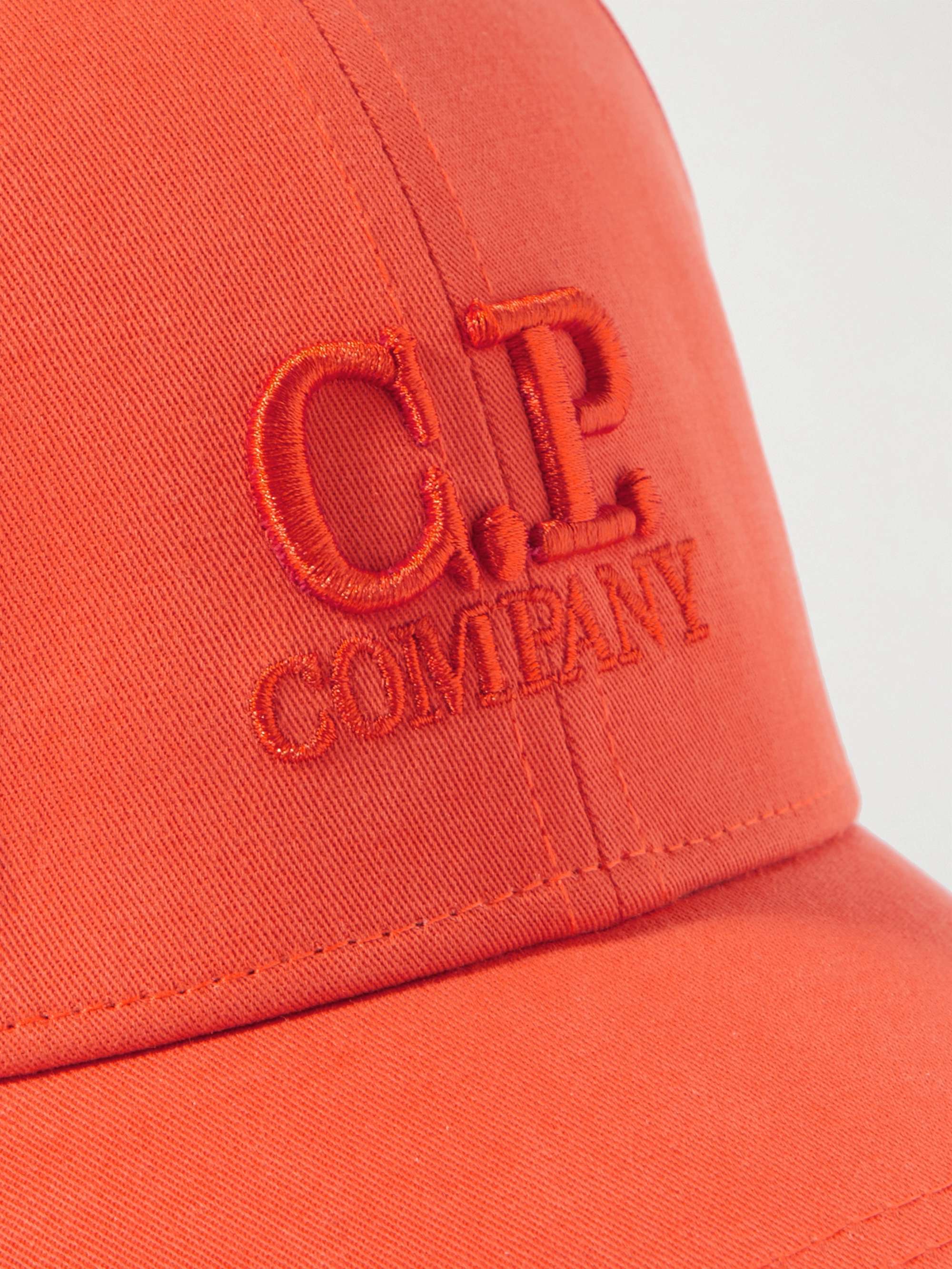 C.P. COMPANY KIDS Logo-Embroidered Cotton-Gabardine Baseball Cap for Men |  MR PORTER
