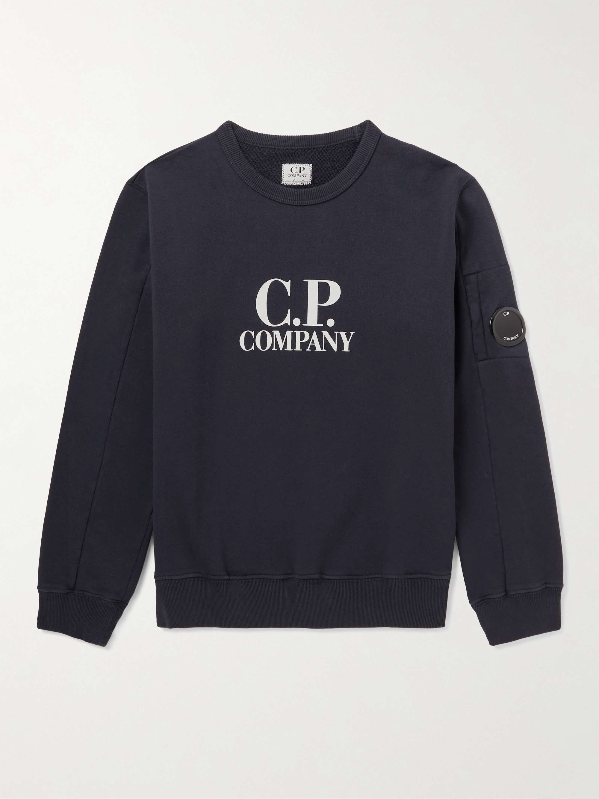 Navy Ages 12-14 Logo-Print Cotton-Jersey Sweatshirt | C.P. COMPANY KIDS |  MR PORTER